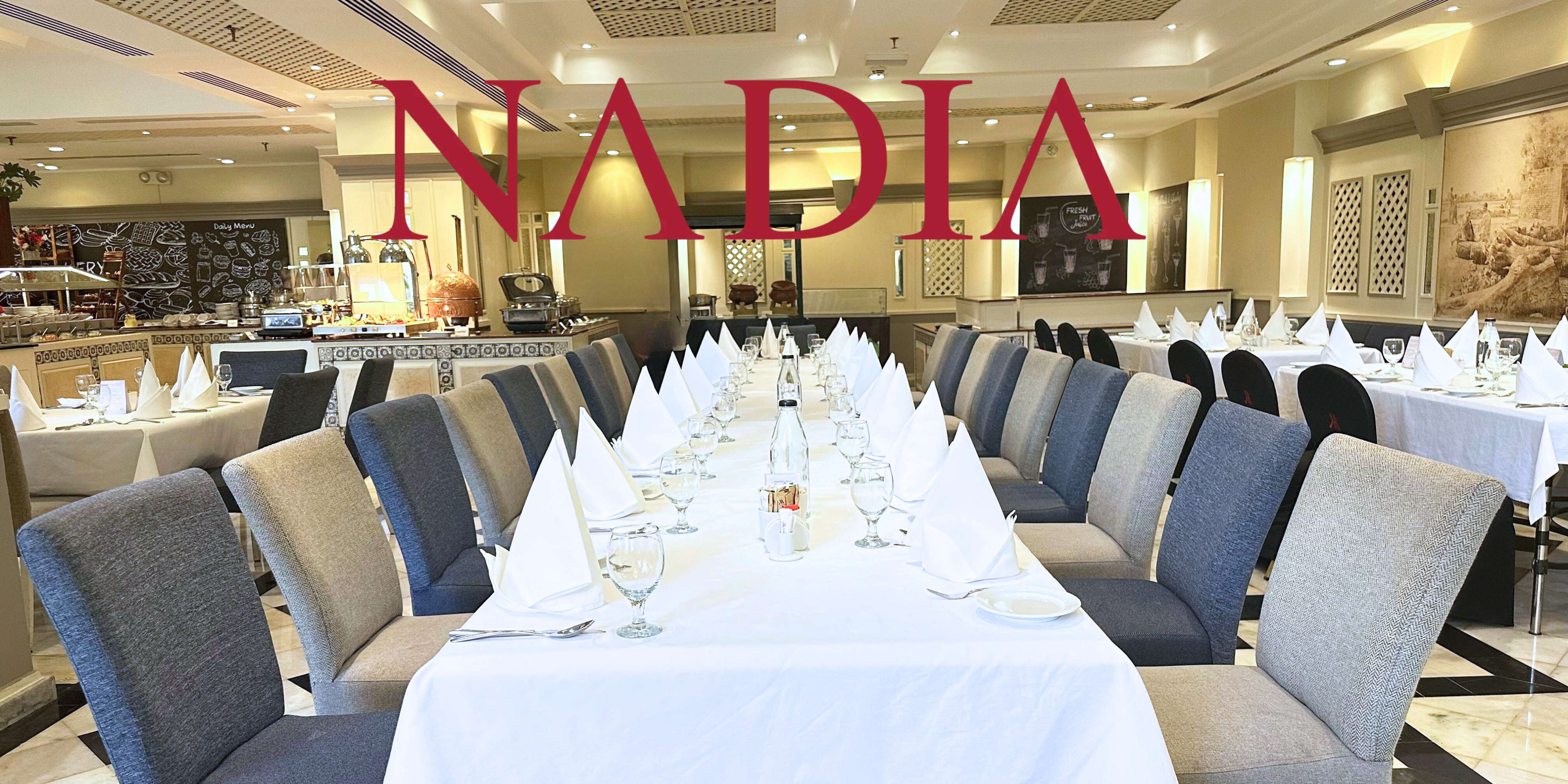 Nadia Restaurant, Karachi Marriott Hotel More Cravings by Marriott Bonvoy™