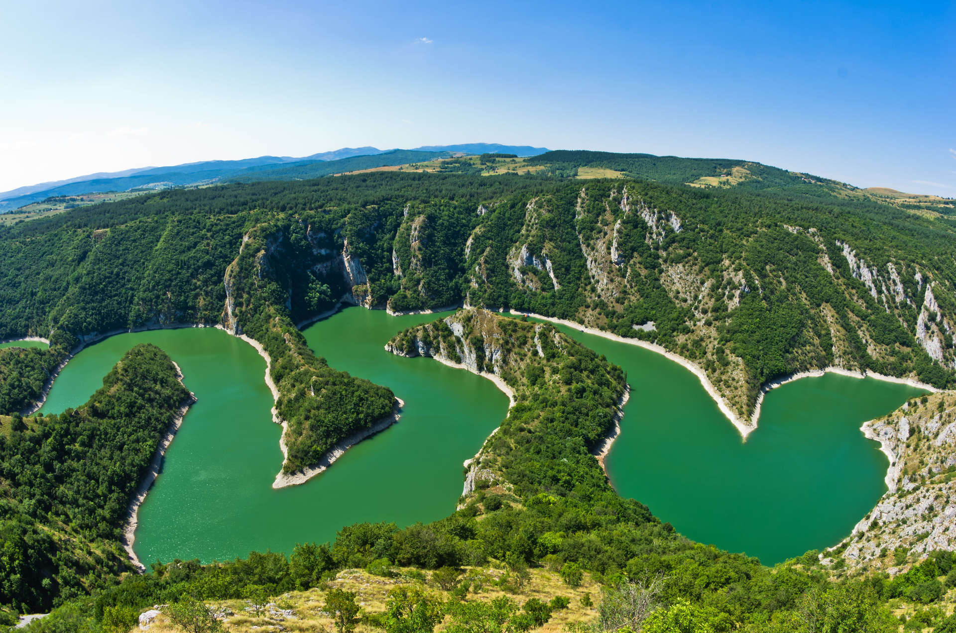  Serbia Uvac river horseshoe bends