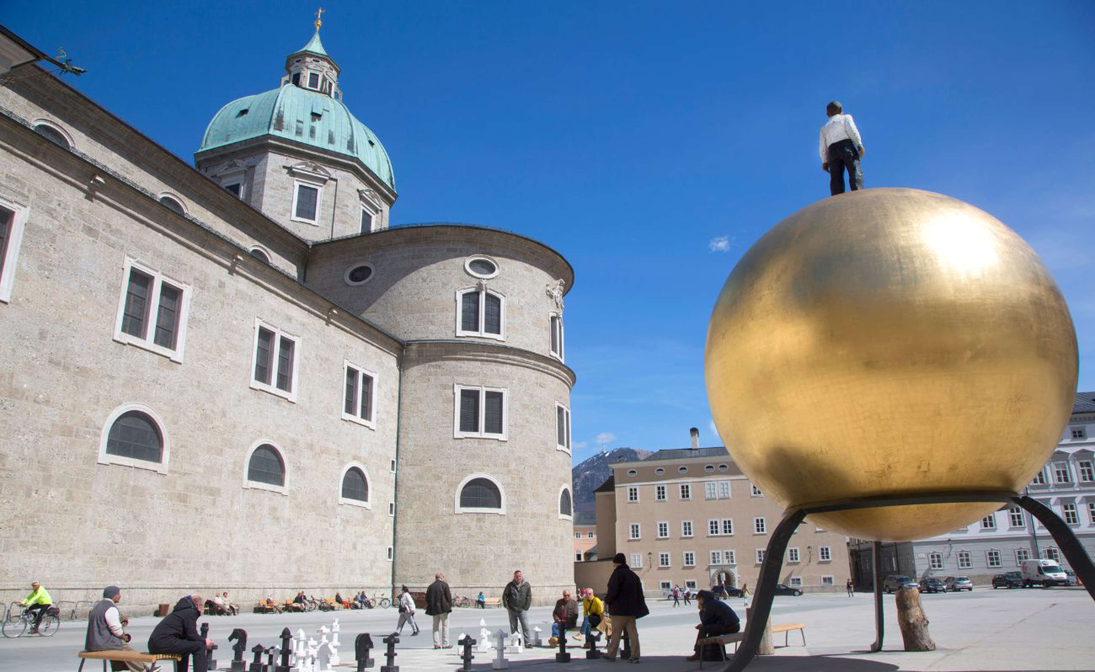 Modern Art Installation Salzburg Österreich