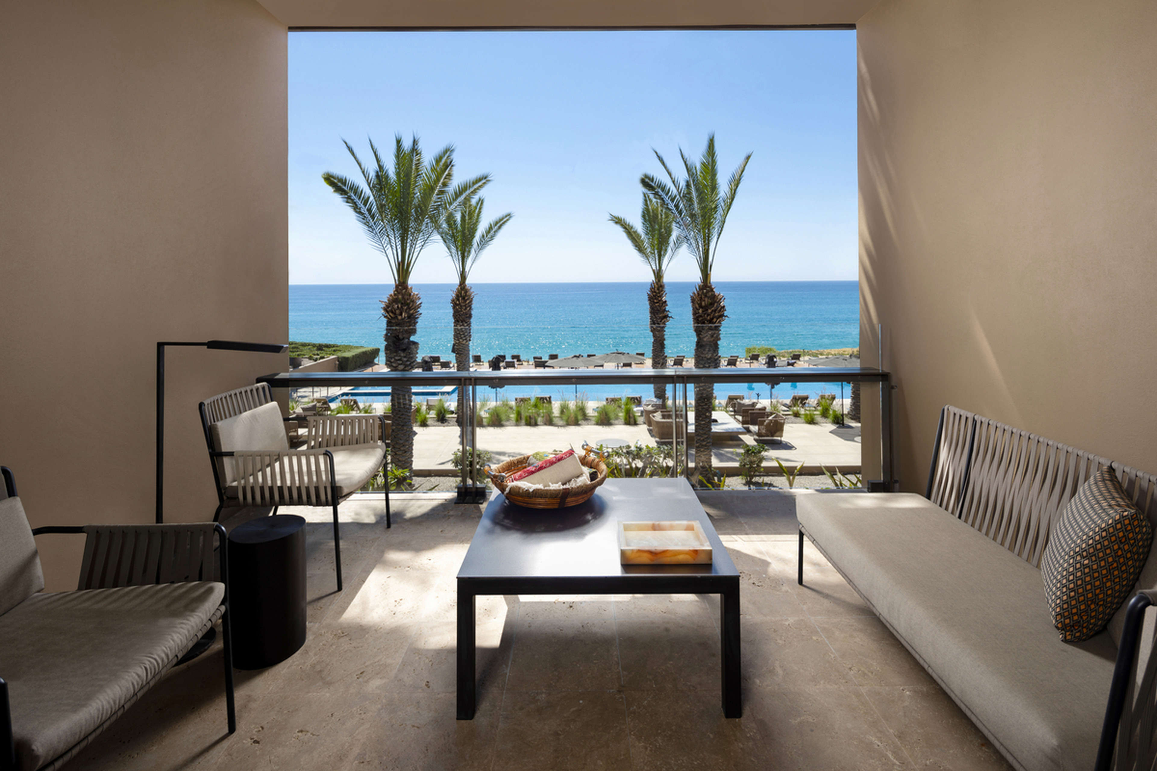 a beachfront room with pool view at JW Marriott Los Cabos Beach Resort & Spa