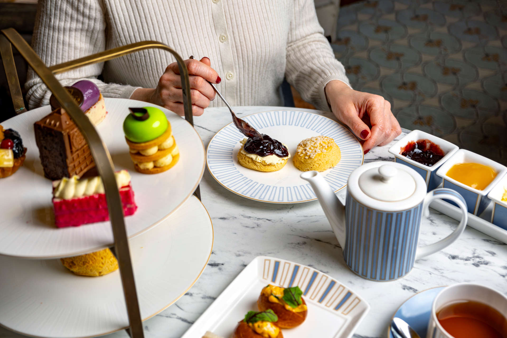 Treat her to an afternoon tea she'll remember forever