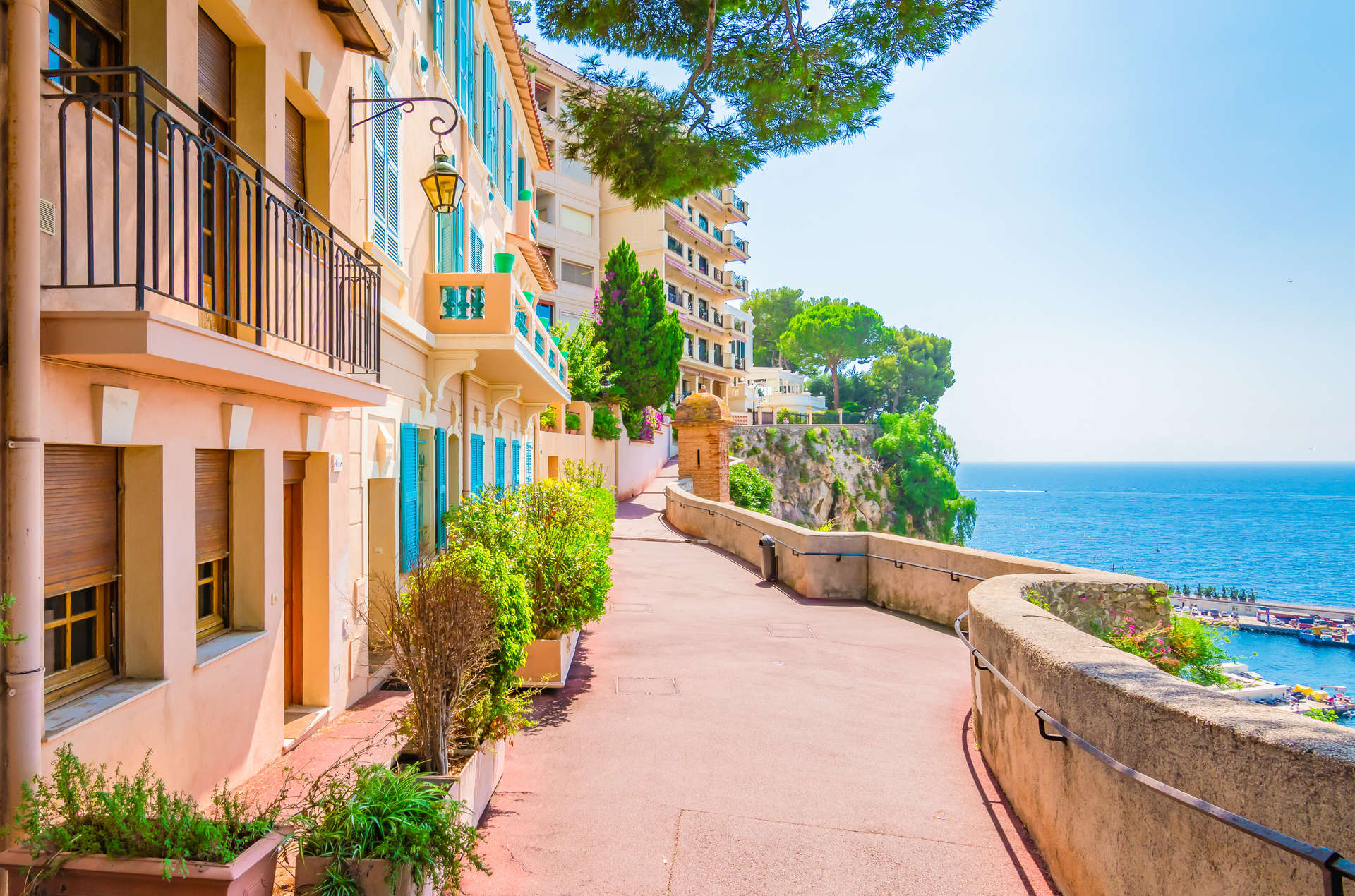 A stroll along the waterfront of Monaco brings you to many delightful corners