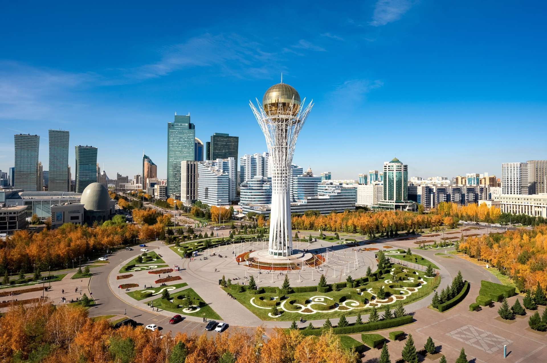Entdecken Sie die innovativen Stadtlandschaften von Astana, Kasachstan
