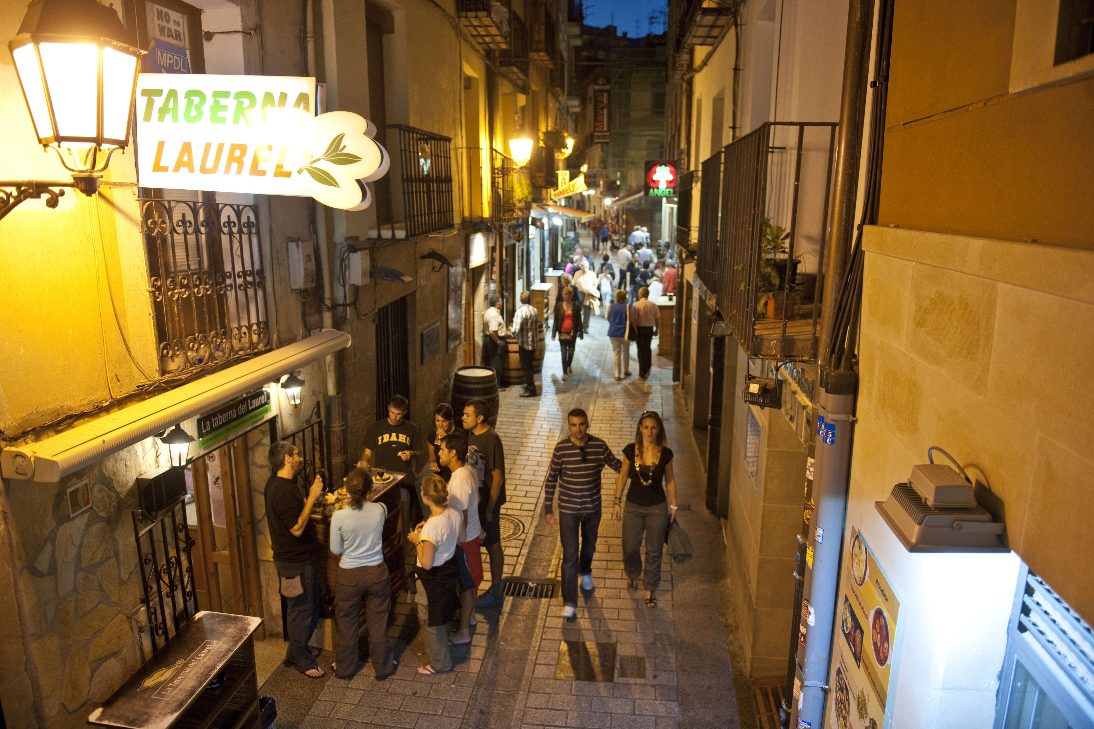 La Calle Laurel, en Logroño