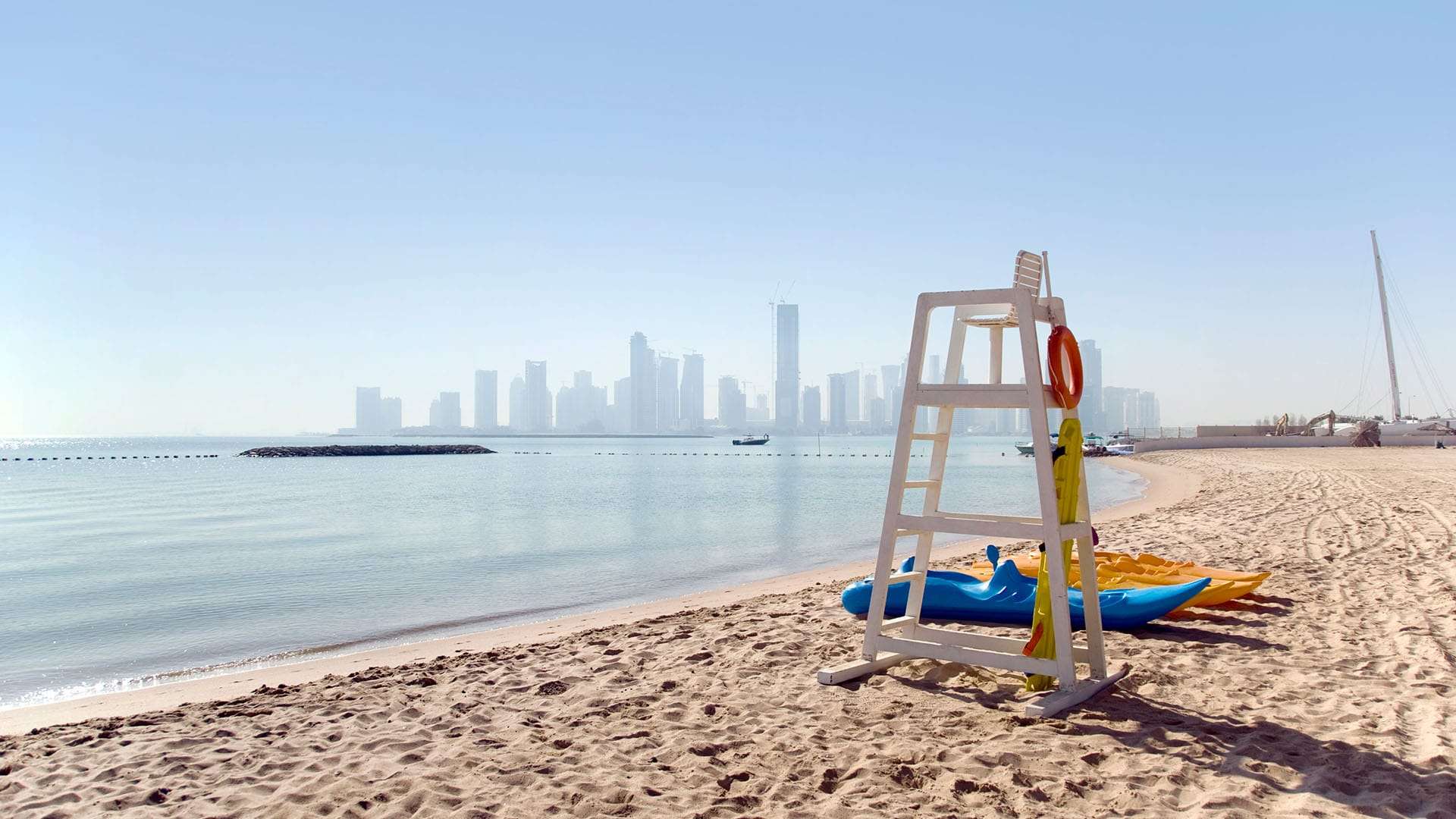 beach in doha