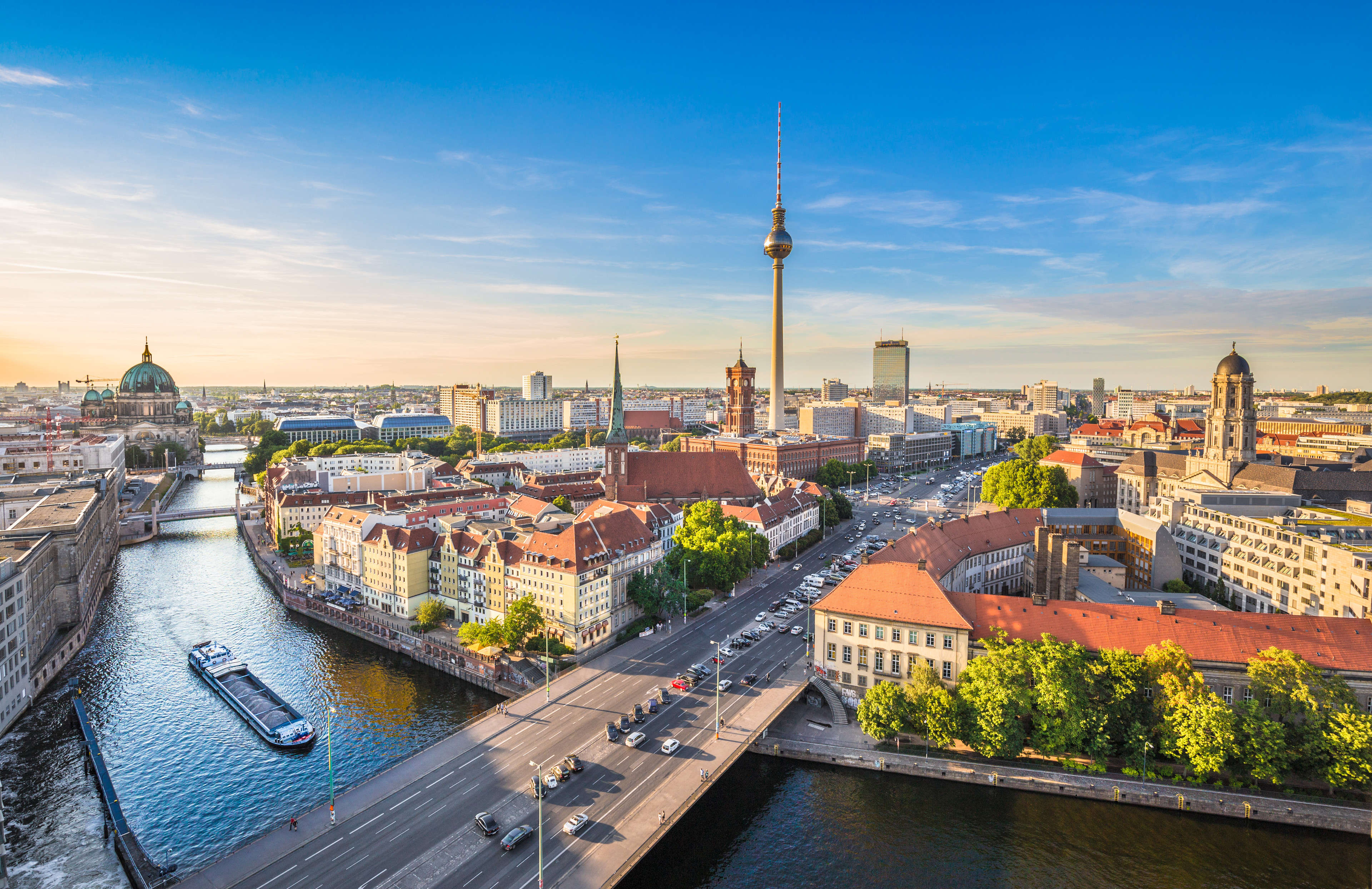 Vue sur les toits de Berlin
