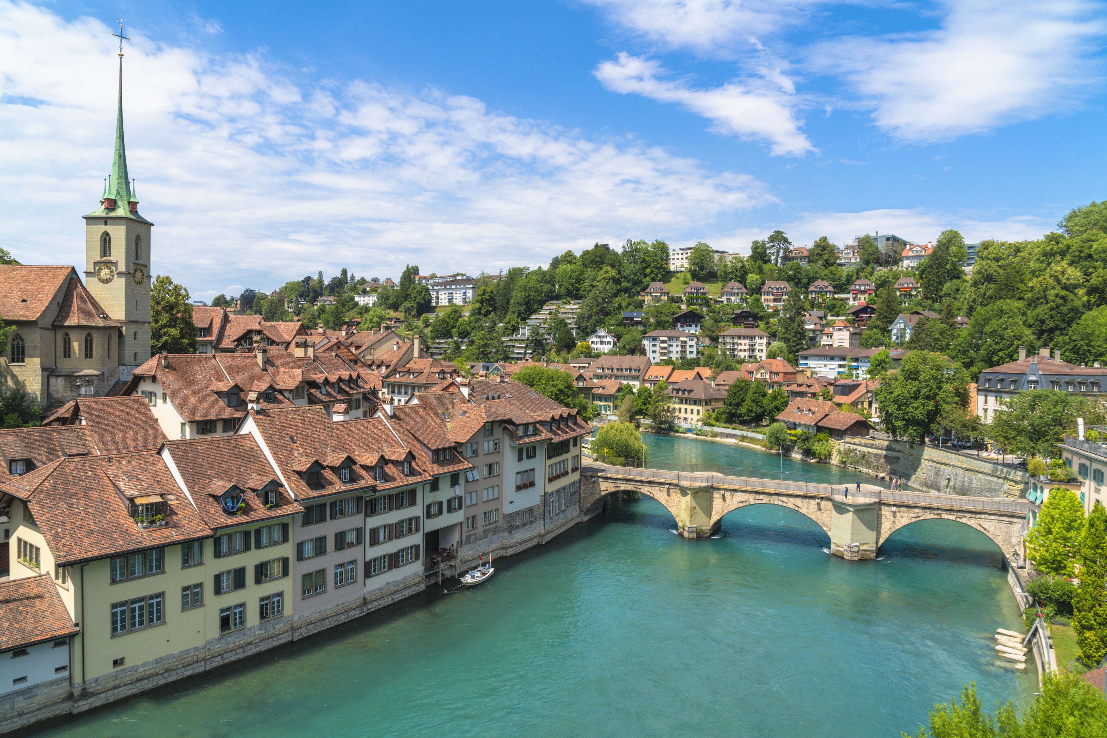 Une vue du lac à Berne