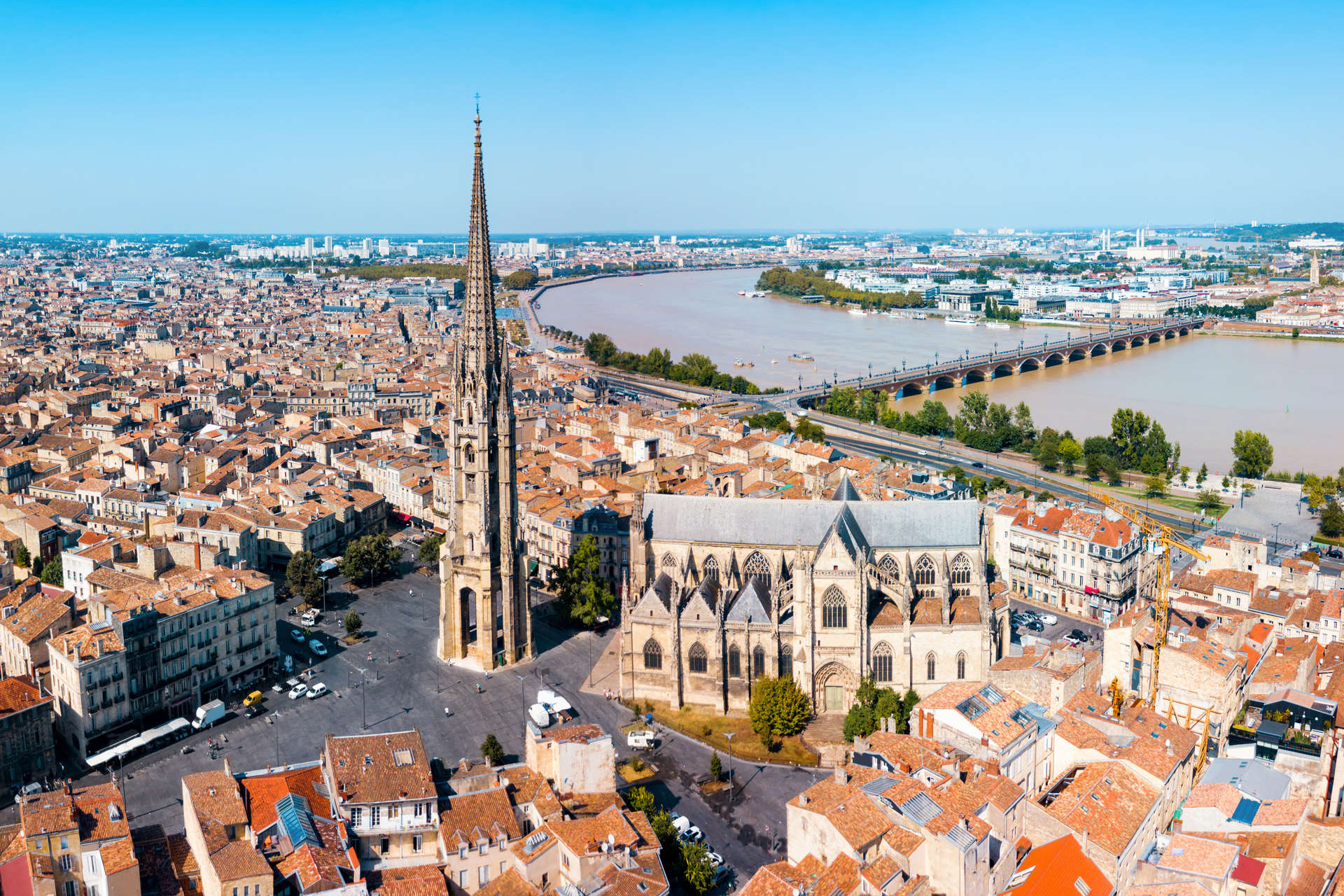 Bordeaux an der Ufern der Garonne