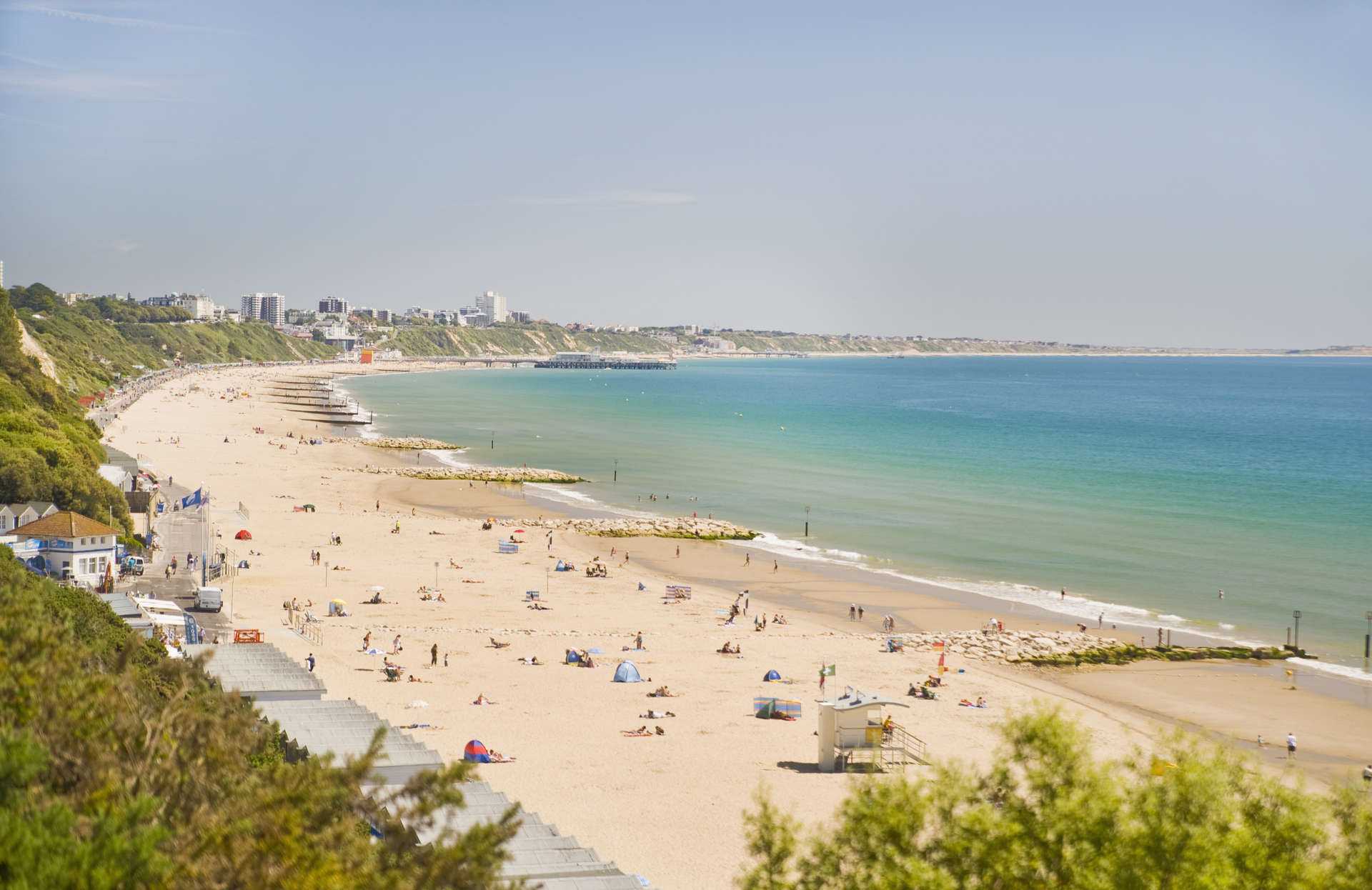 La spiaggia Bournemouth 