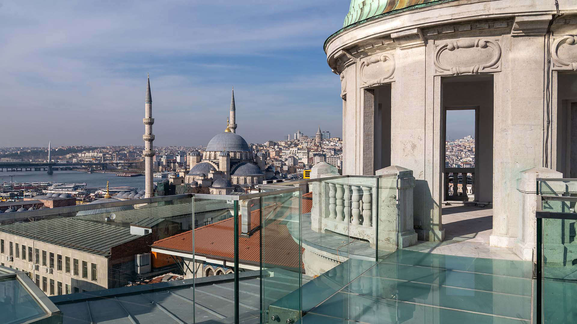 Breathtaking view on Orientbank Hotel's terrace