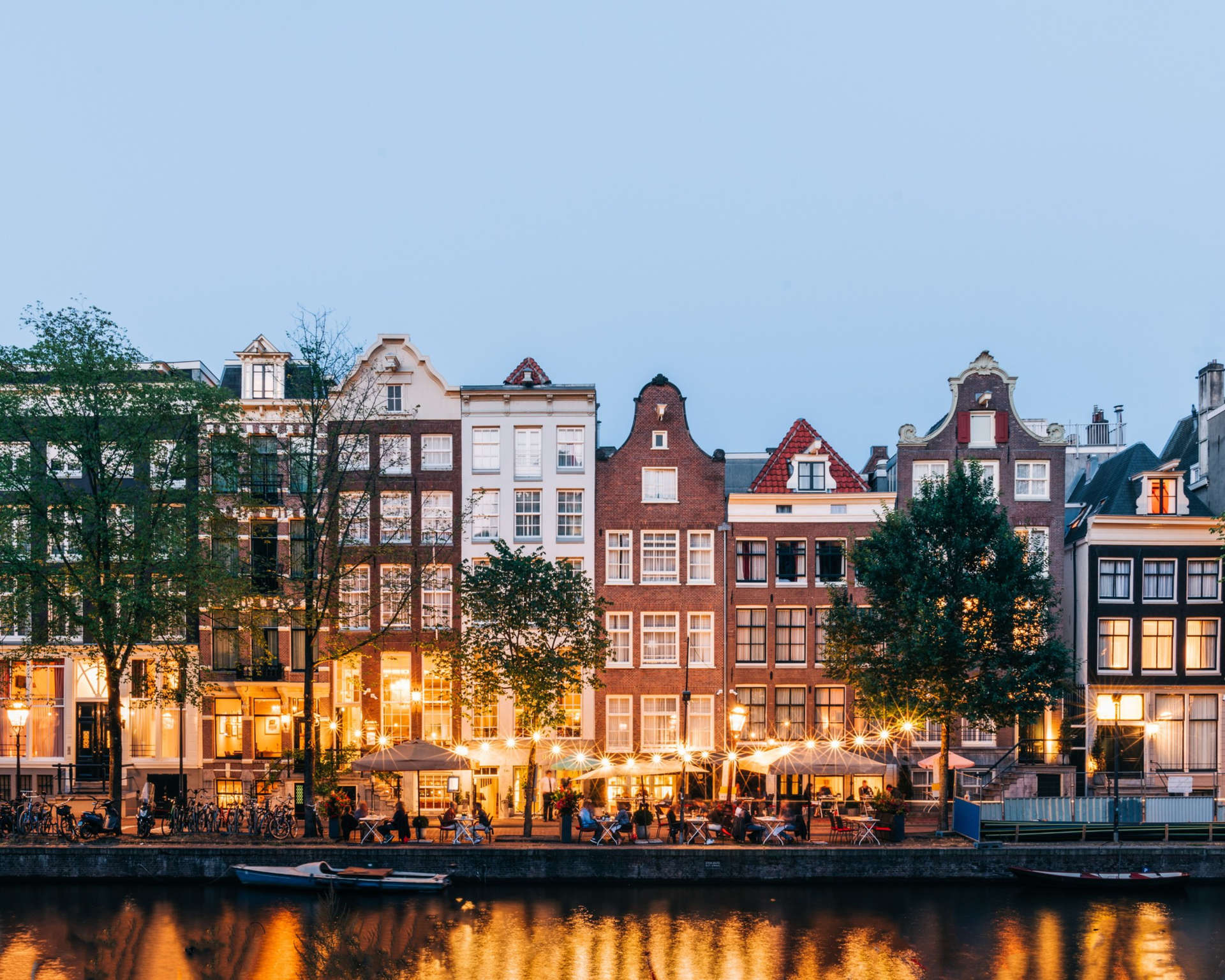 Un canale, Amsterdam