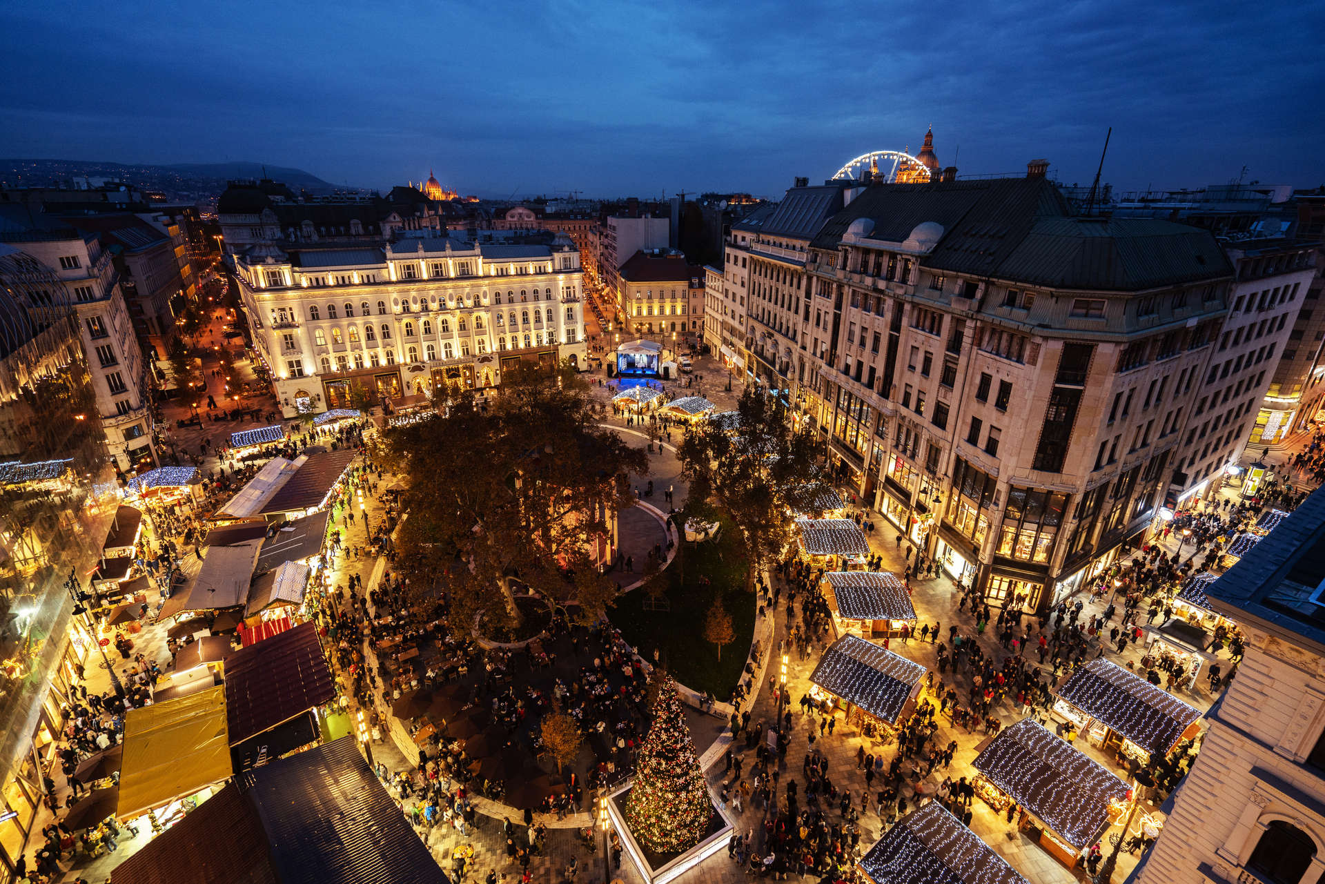 Christmas market in Budapest, Hungary