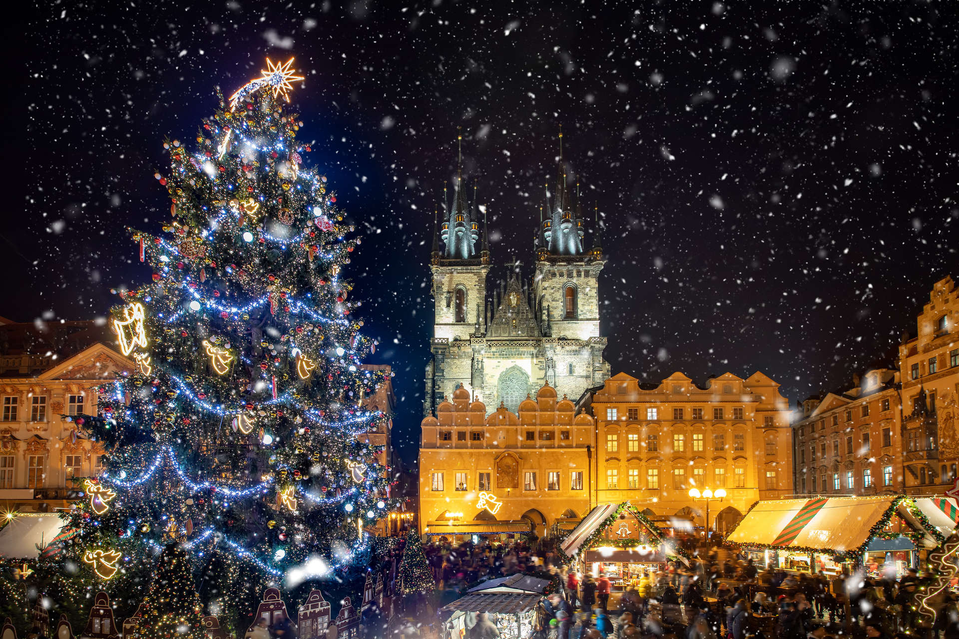 Christmas market in Prague, Czech