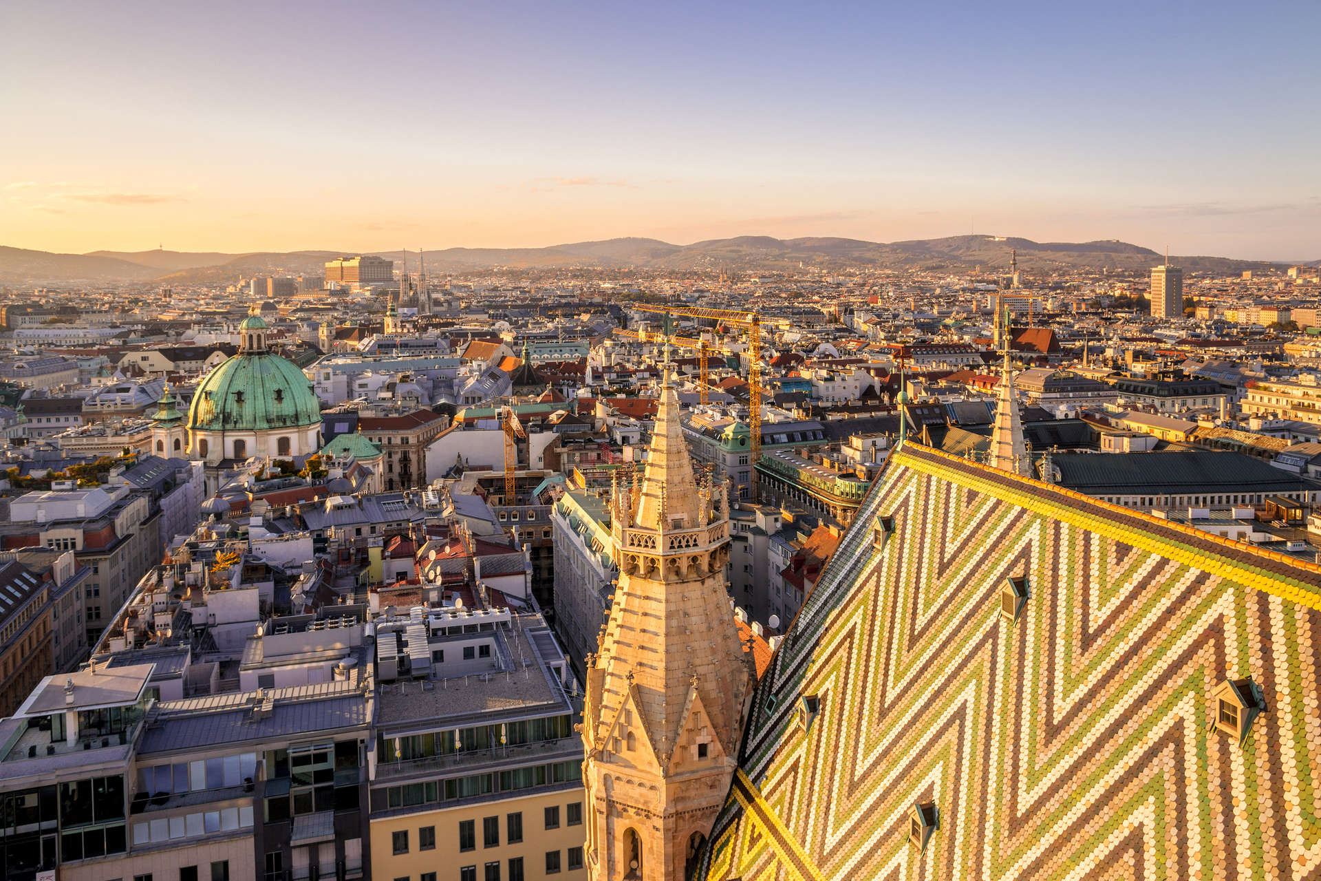 Das Panorama von Wien