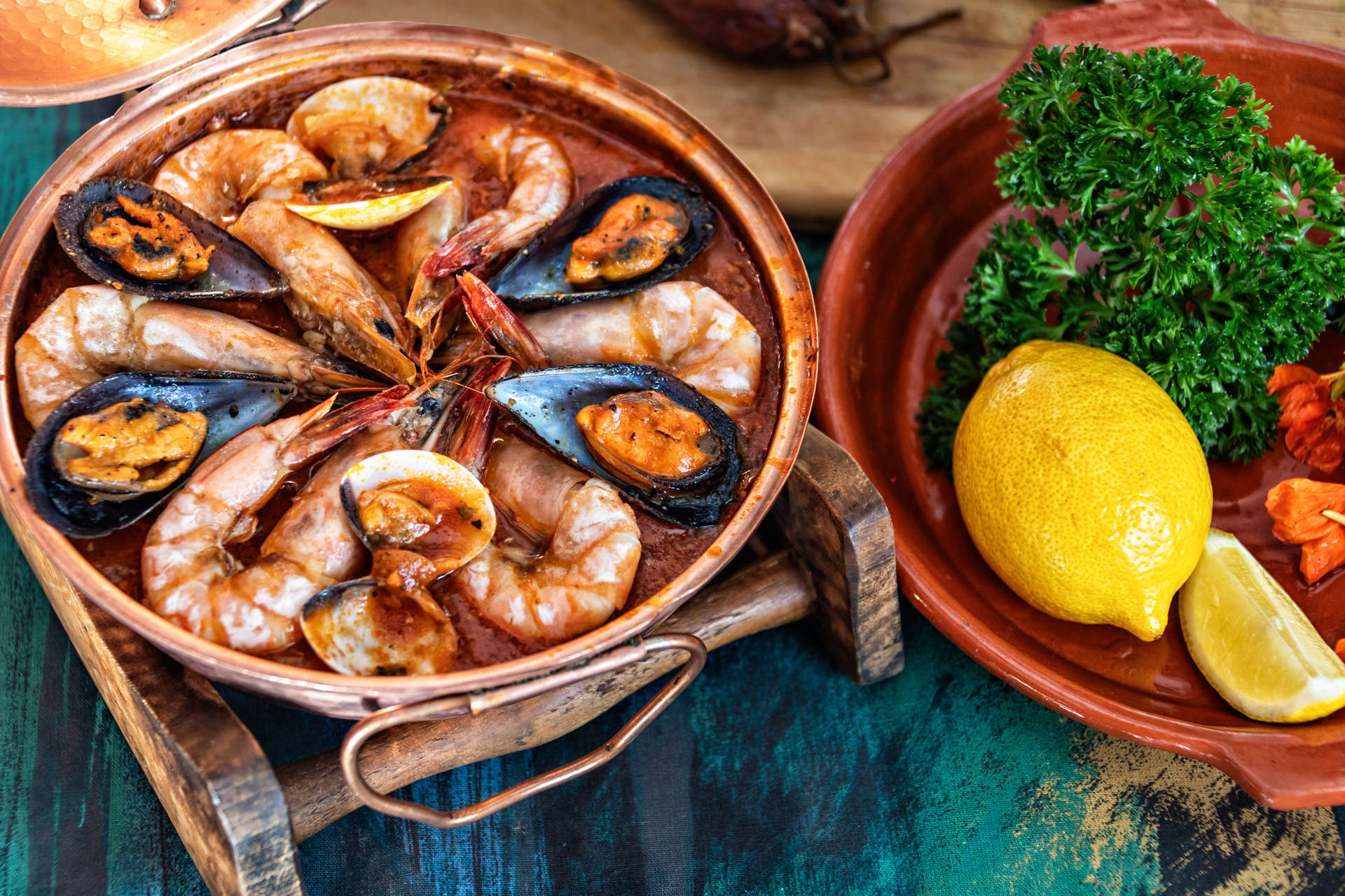 delicious seafood in Algarve