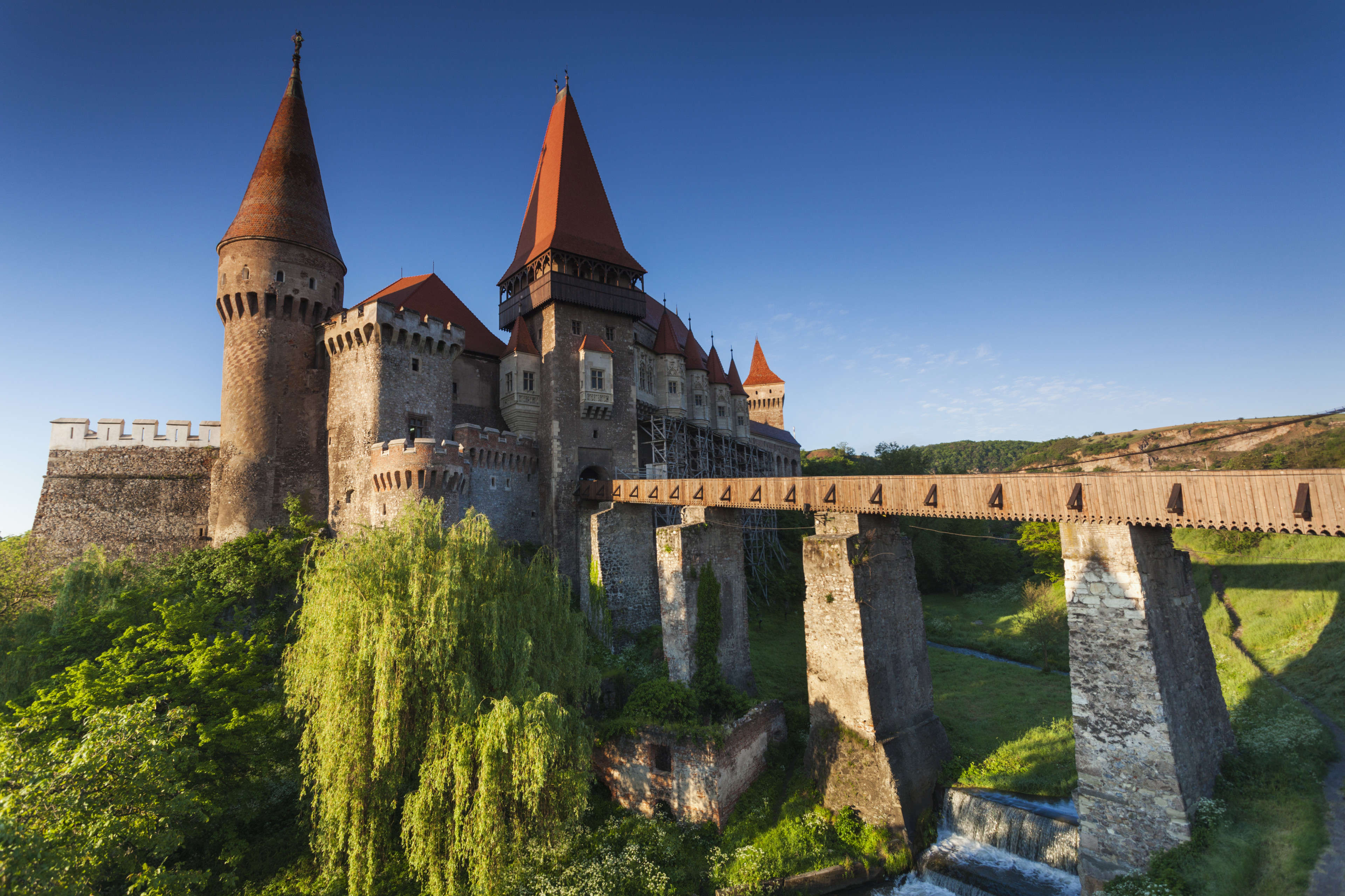 Eine Burg in Siebenbürgen