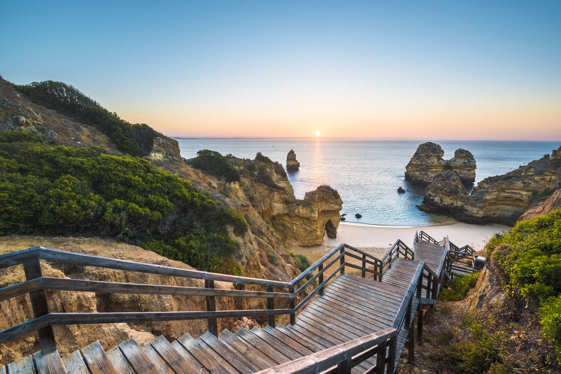 En El Algarve se encuentran algunas de las mejores playas de Portugal.