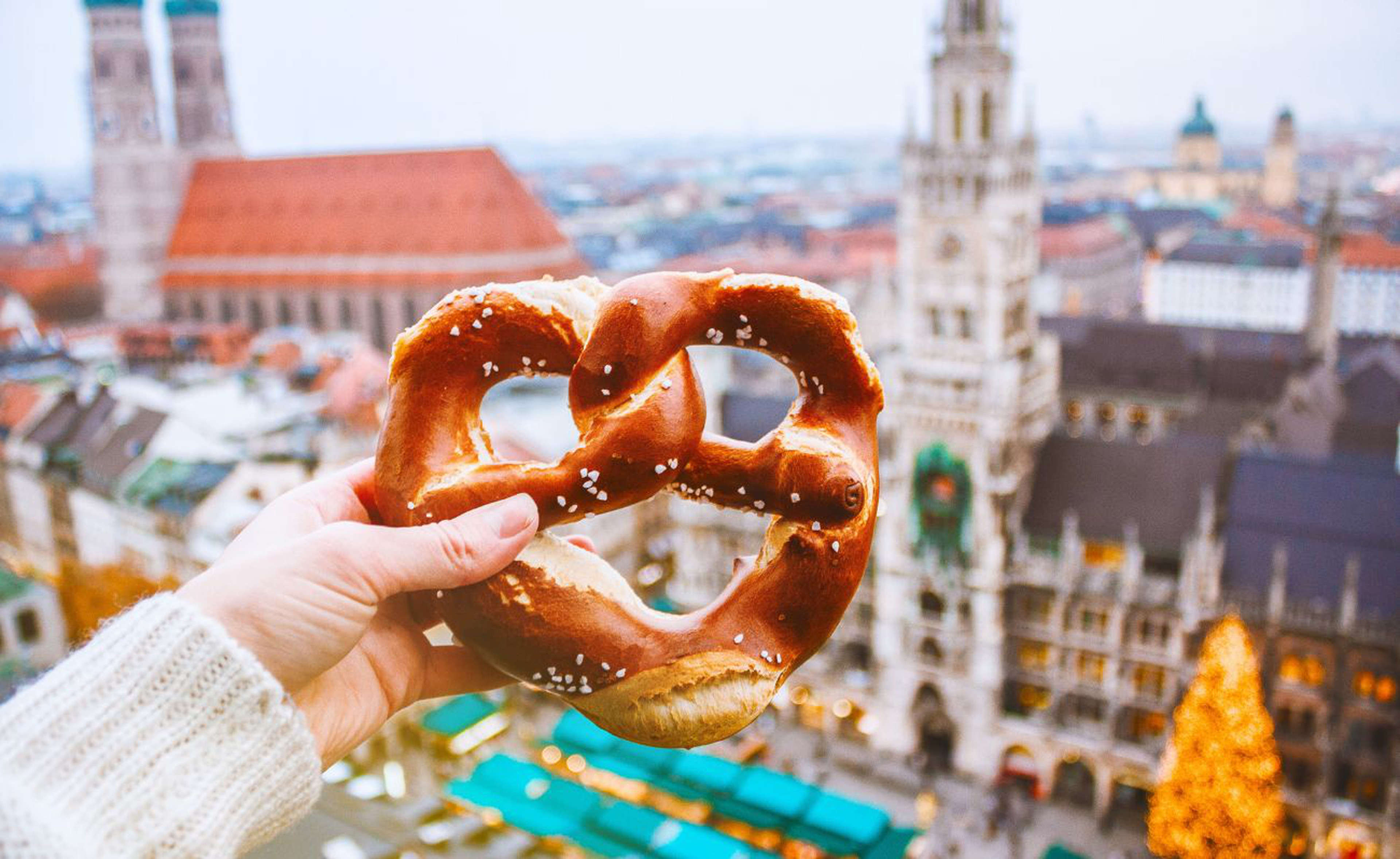Pretzel con sale e cannella