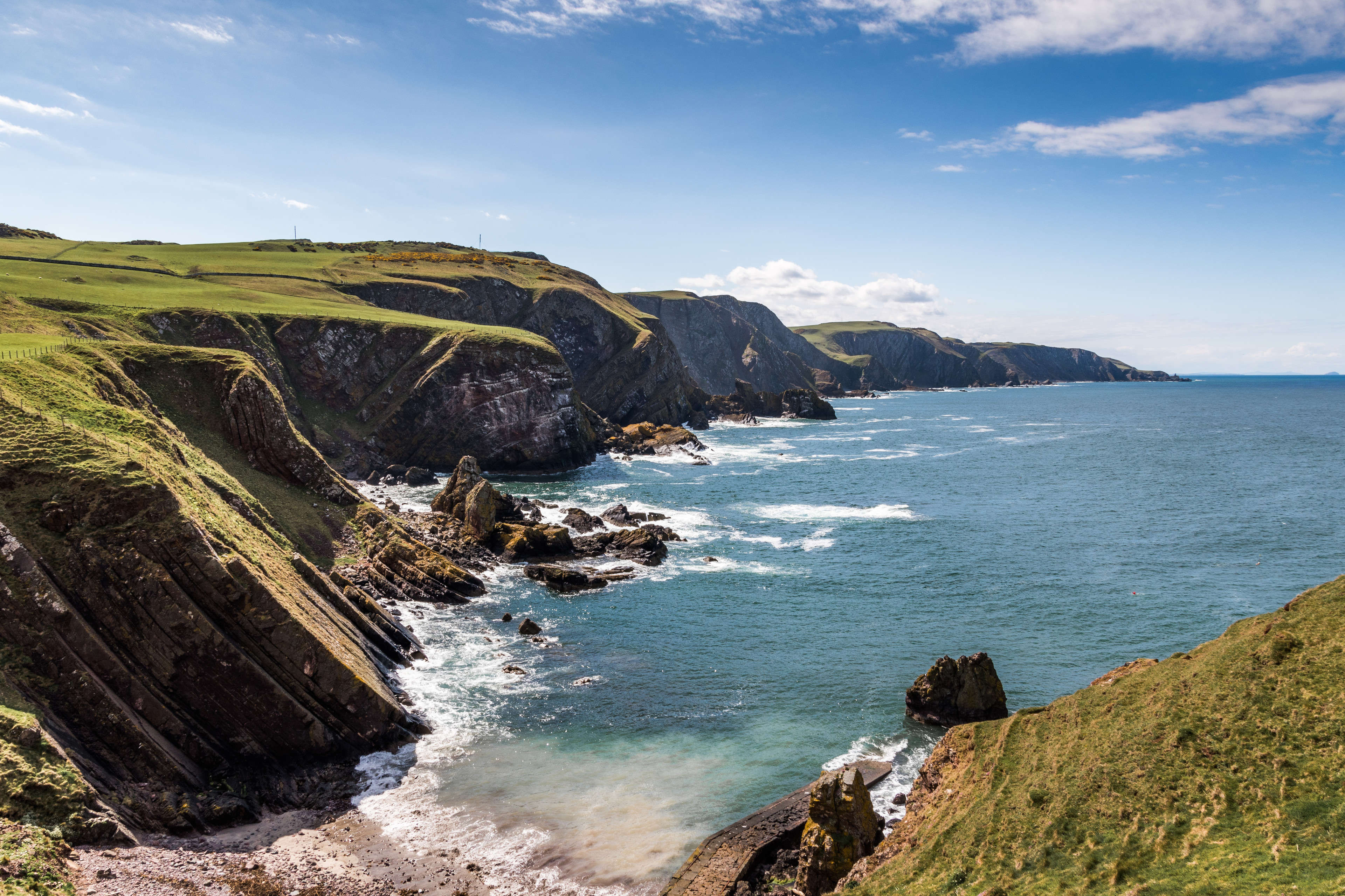 A laid-back drive through the Scottish Borders region