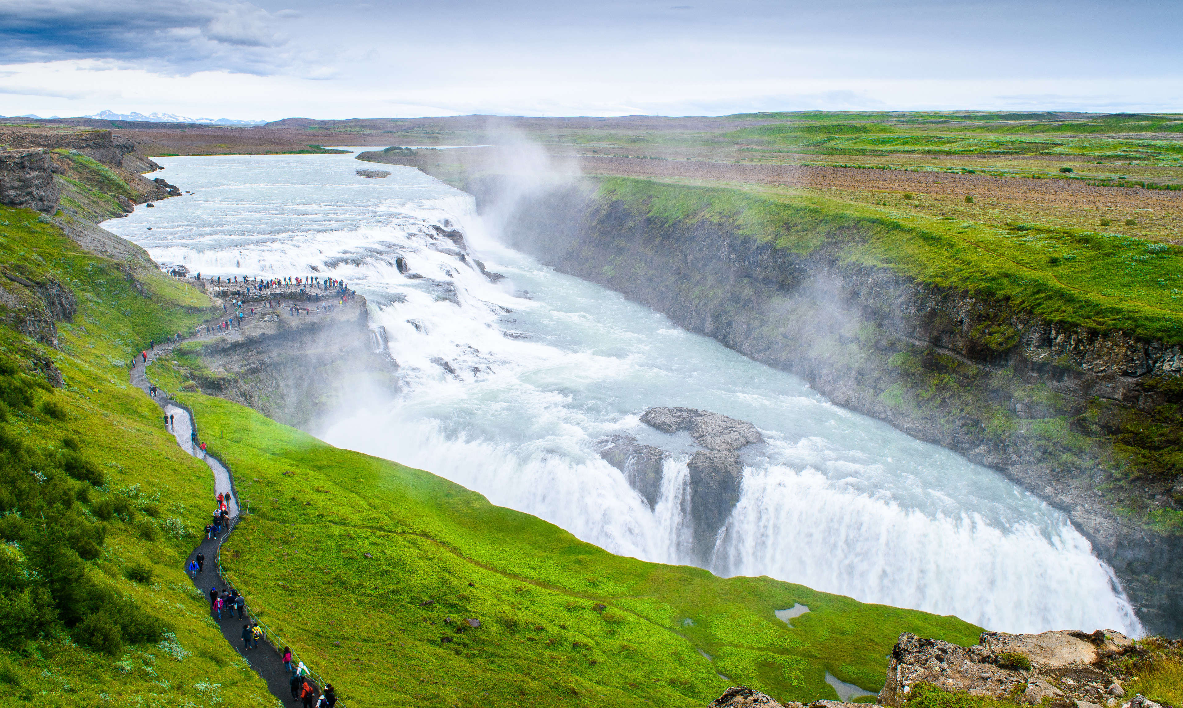 Gullfoss Wasserfall auf Island