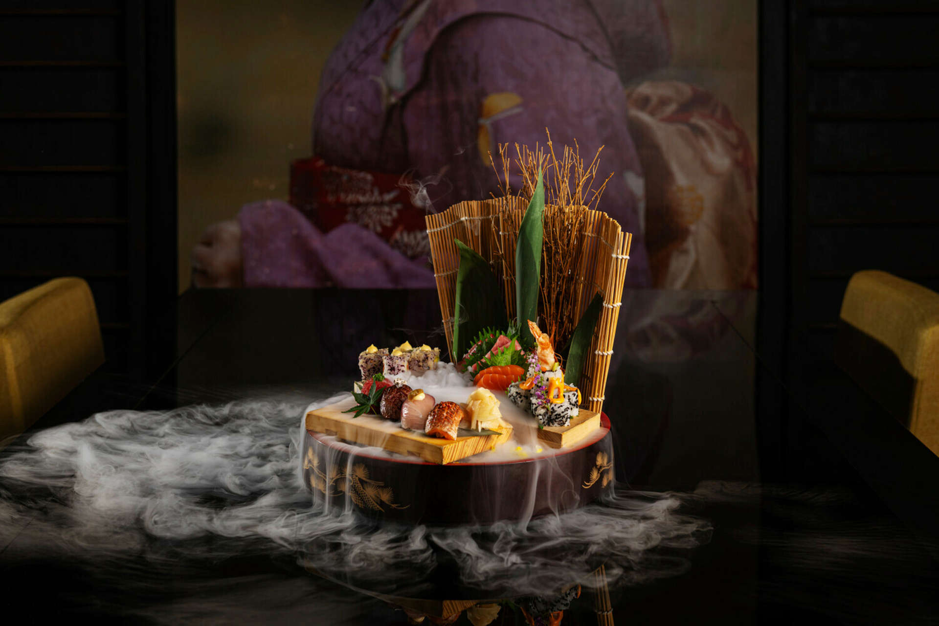 Linger over refined Japanese dishes