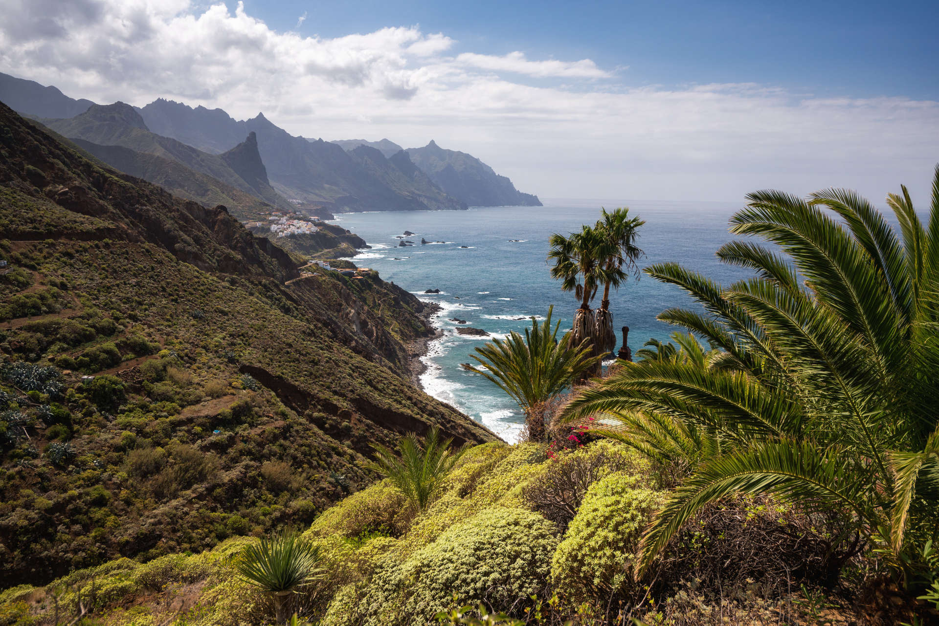La costa del norte de Tenerife