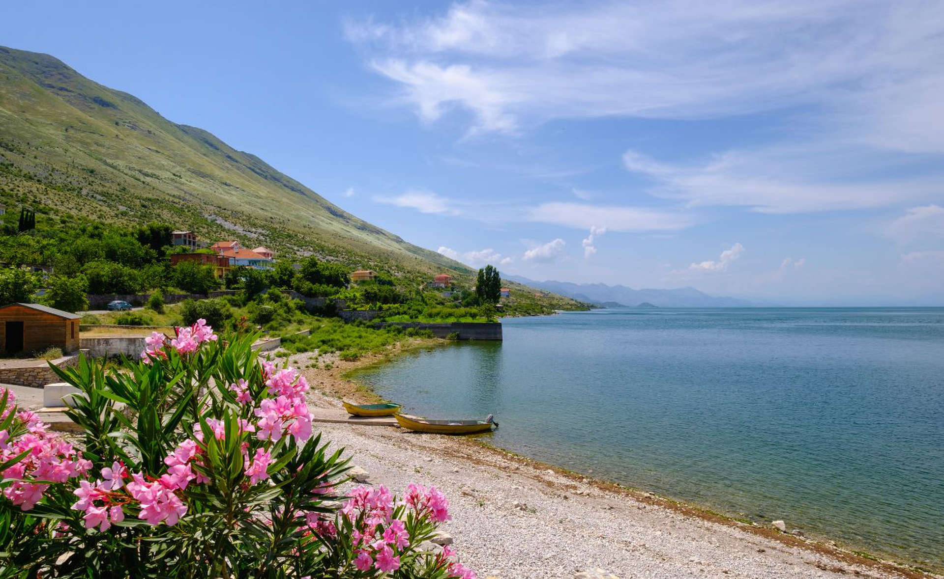 Shkodra-See in Albanien
