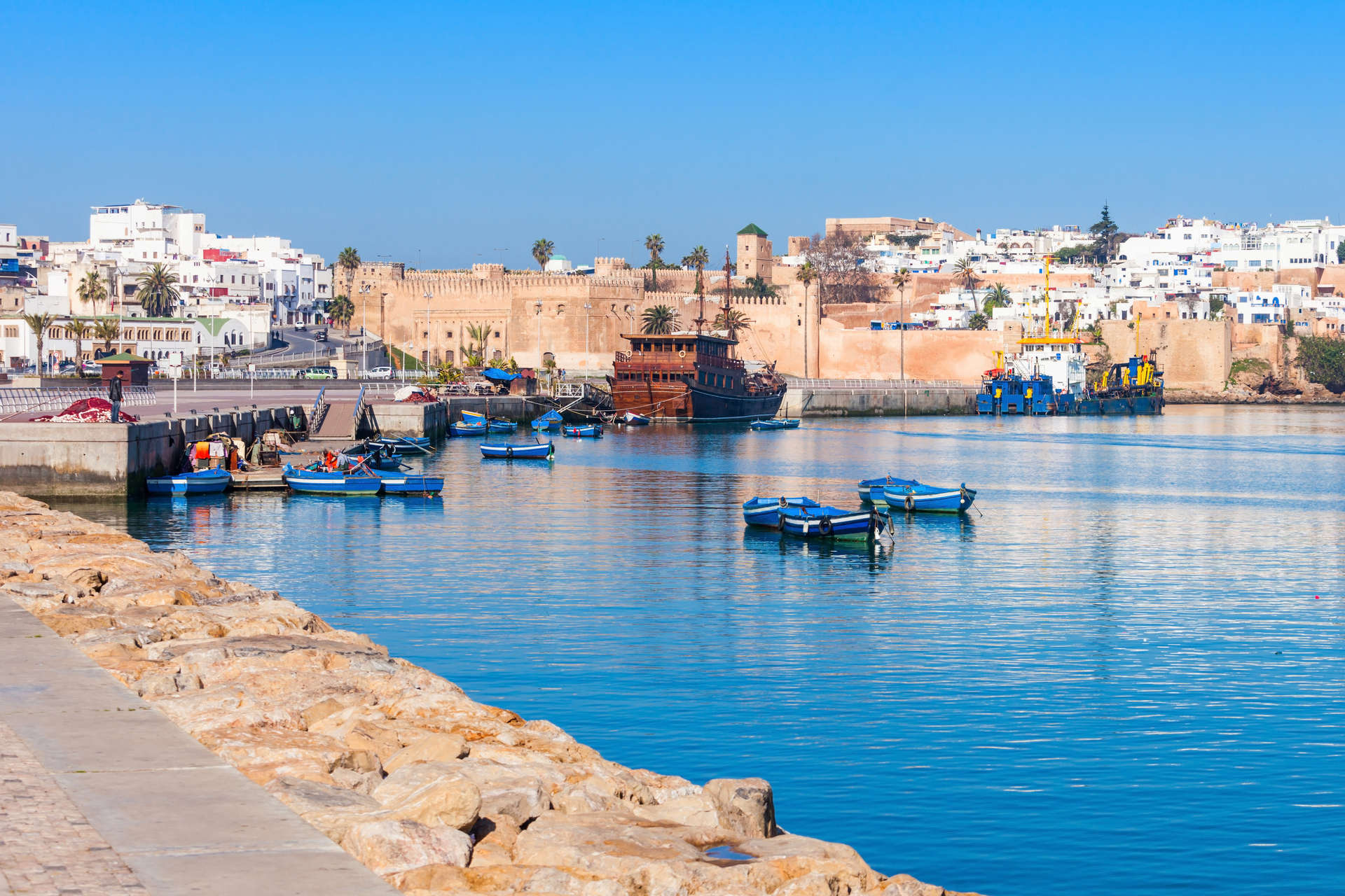 Le port de Rabat, la capitale du Maroc