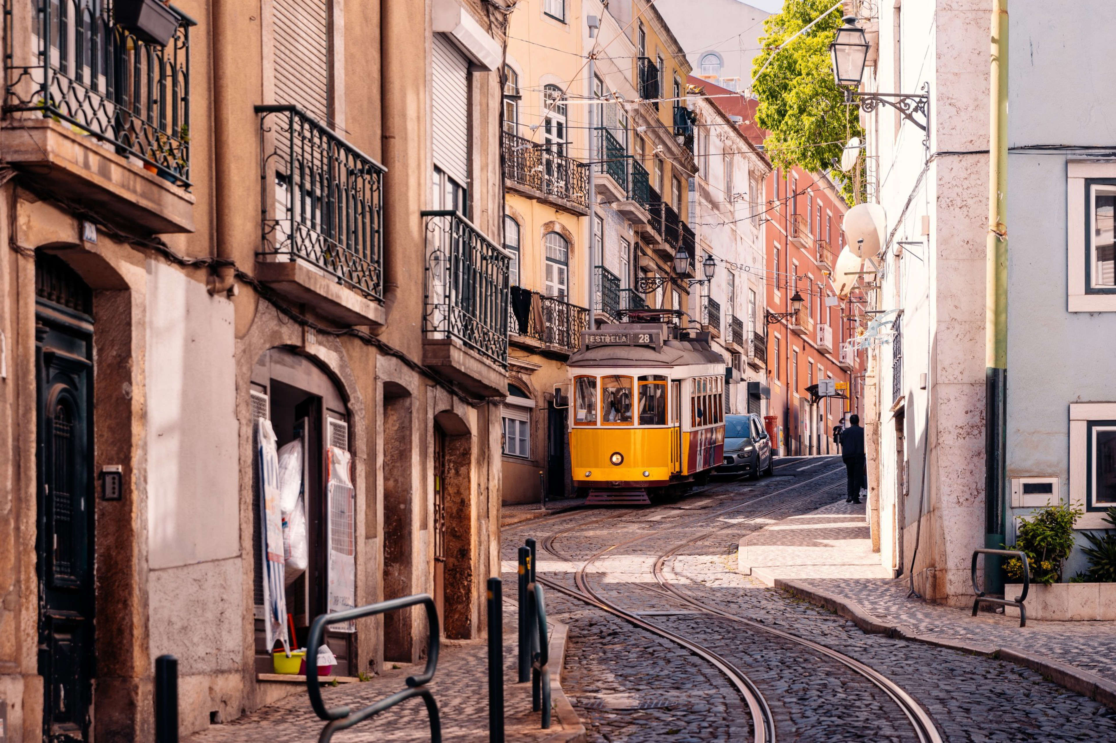 Tranvía en Lisboa, Portugal