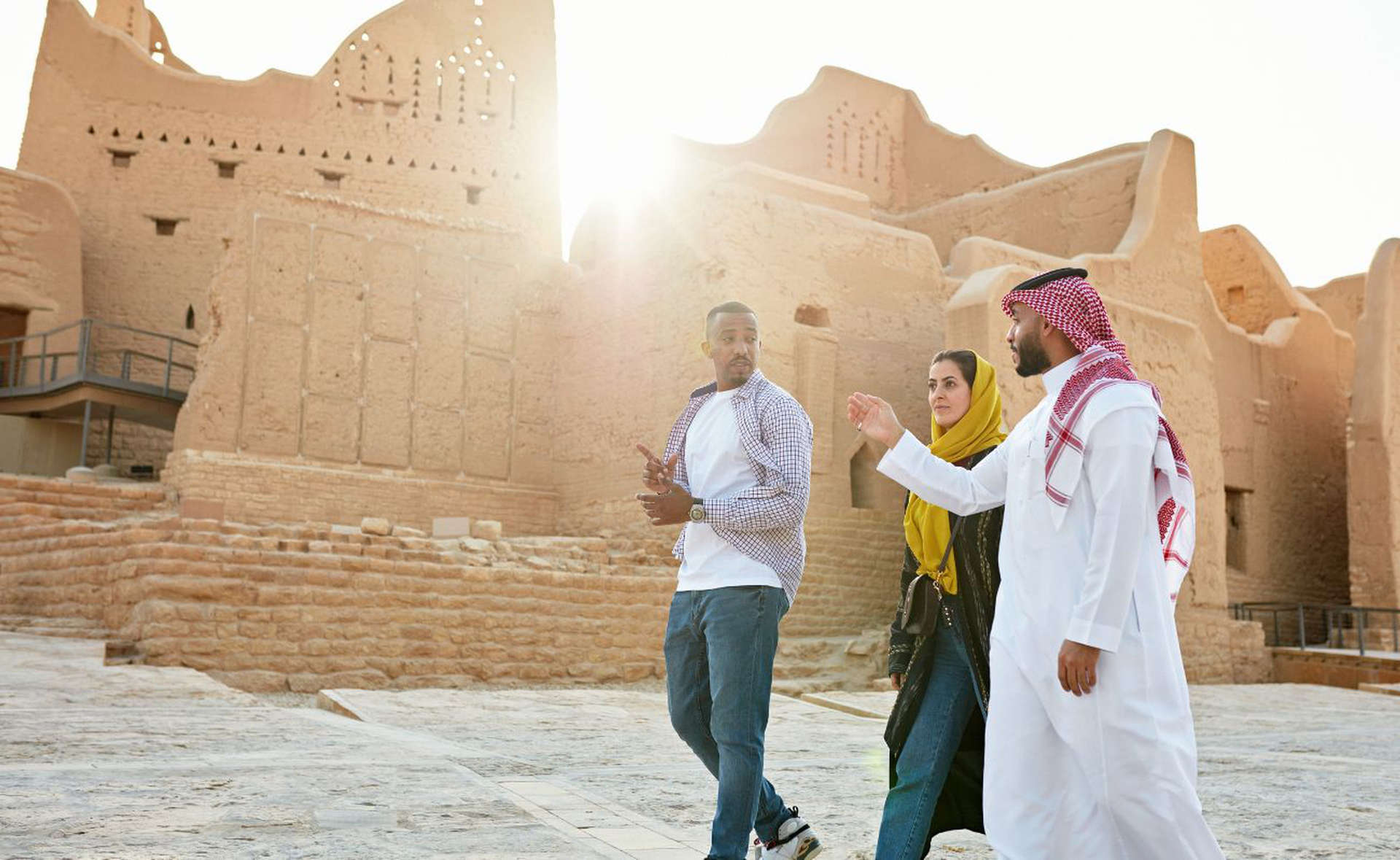 Maravíllese ante la belleza arquitectónica tradicional de Arabia Saudita 
