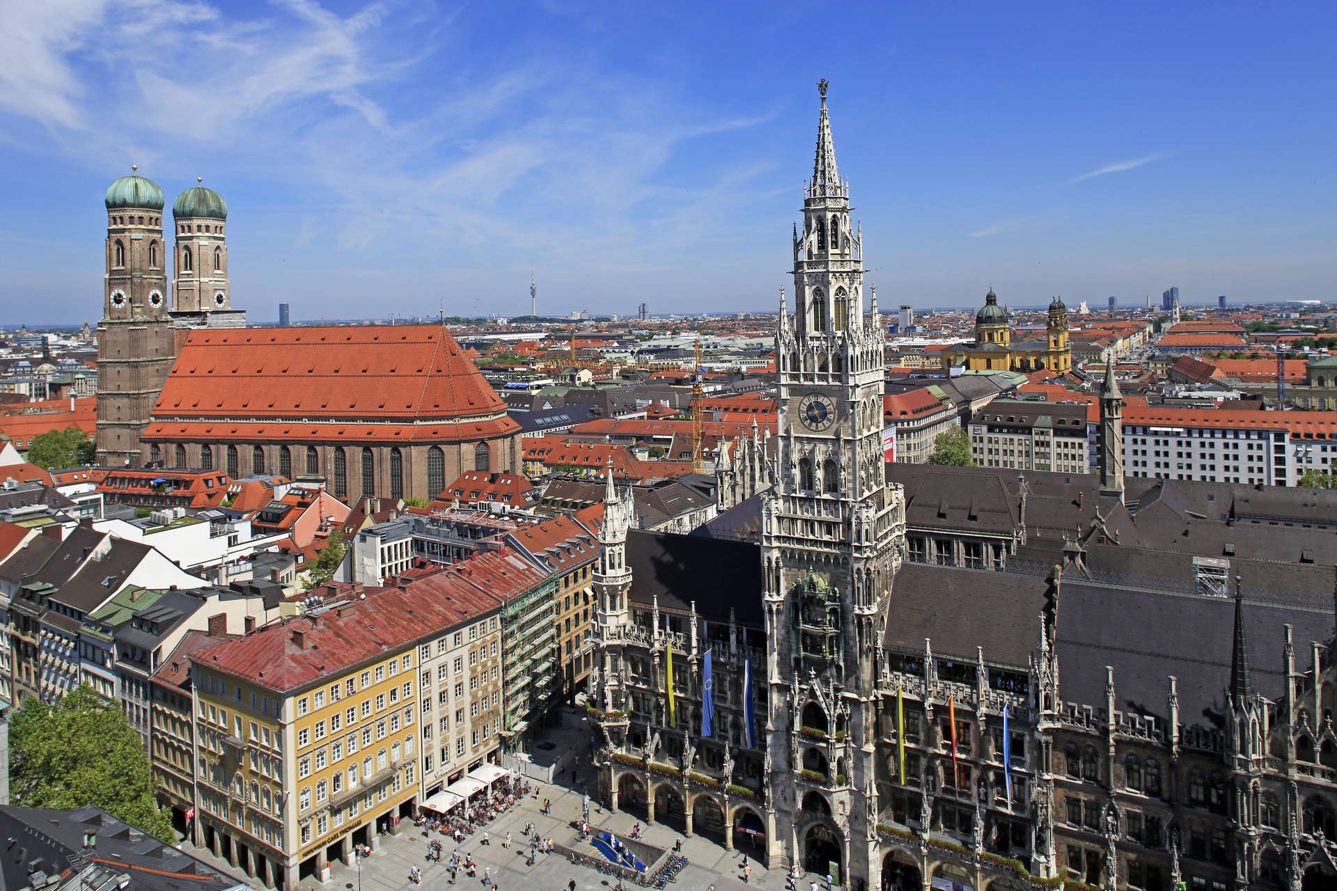 Munich's Marienplatz is considered the heart of Munich