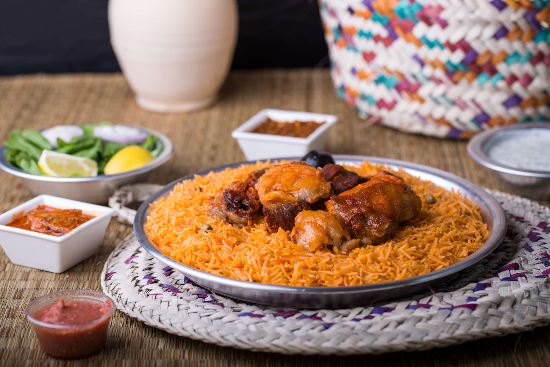 One unmissable dish to try when in Kuwait is machboos, a delicately spiced rice and meat dish