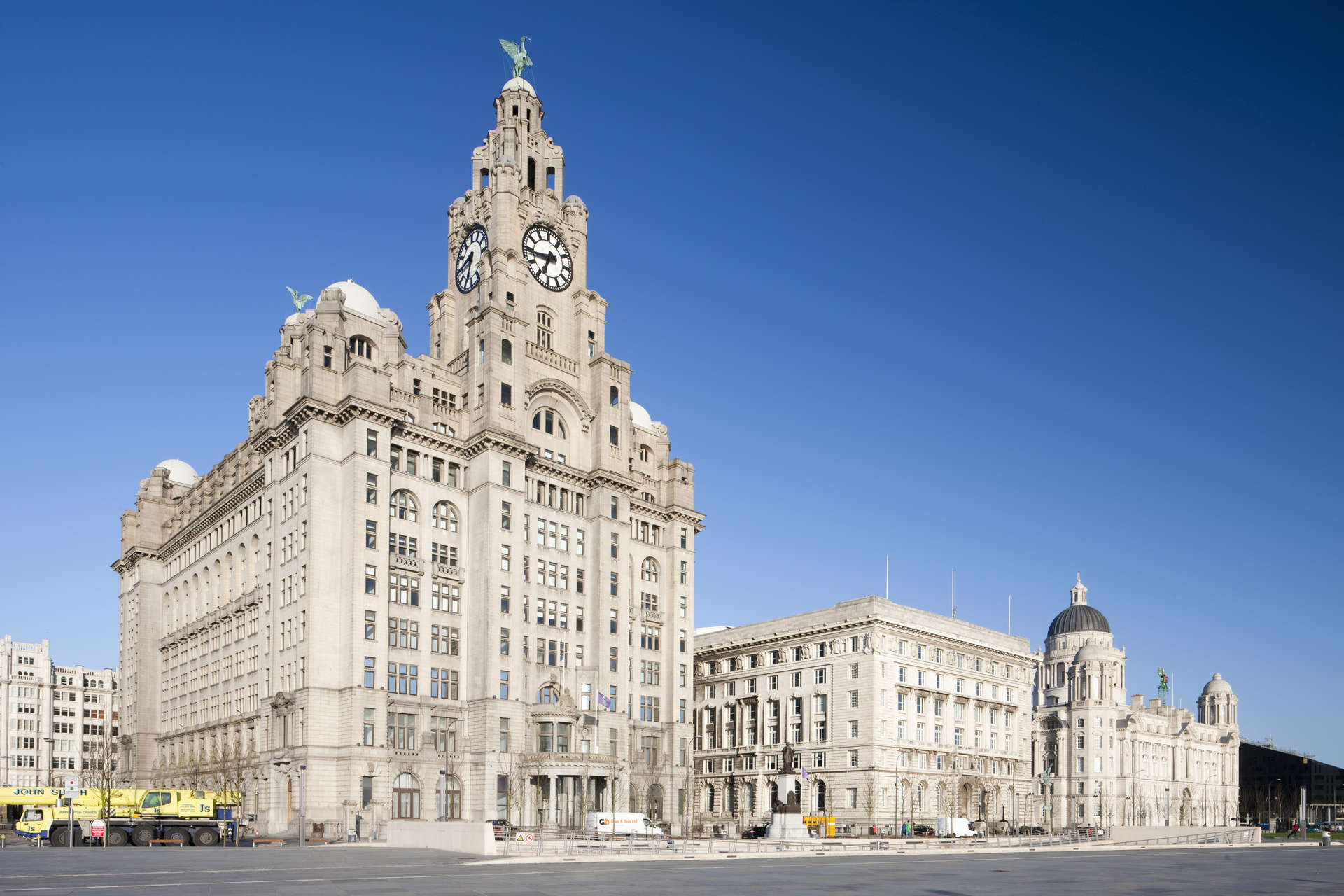 Port of Liverpool, Cunard Building and Liver Building Make Up 'The Three Graces', Merseyside