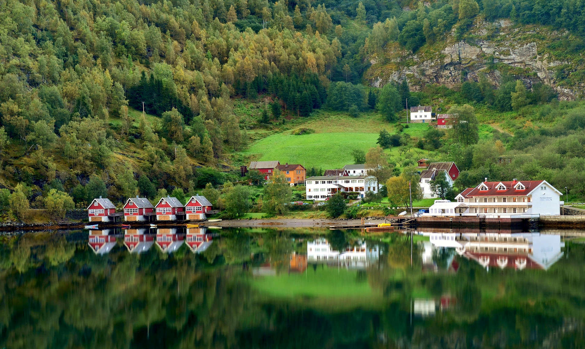 Город Flam Норвегия