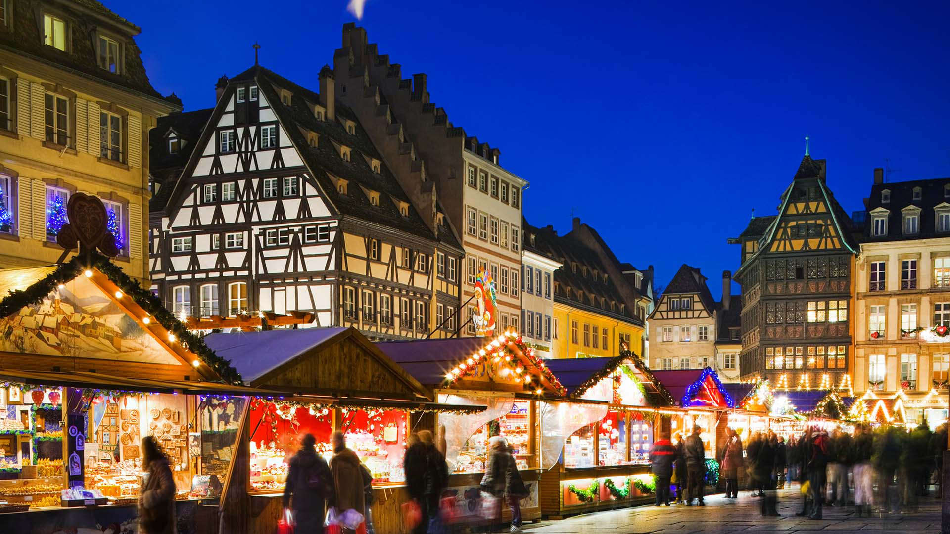 Shop for holiday treats at the annual Christmas Market in Strasbourg