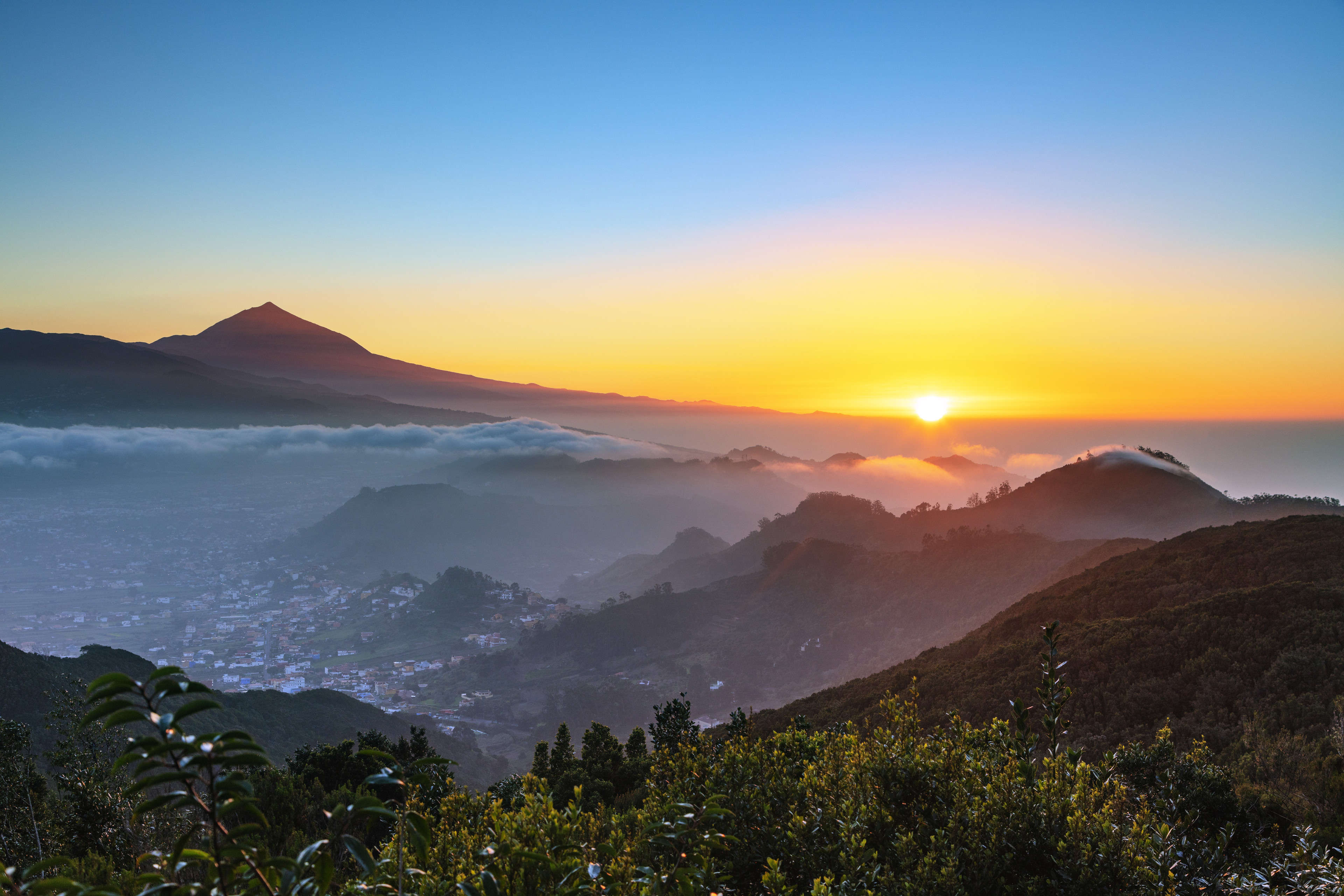 Sunrise in the Canary Islands
