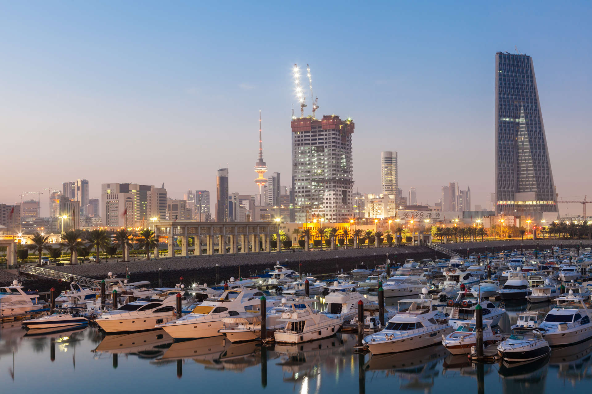 Take a stroll along Kuwait City's corniche to Sharq Marina
