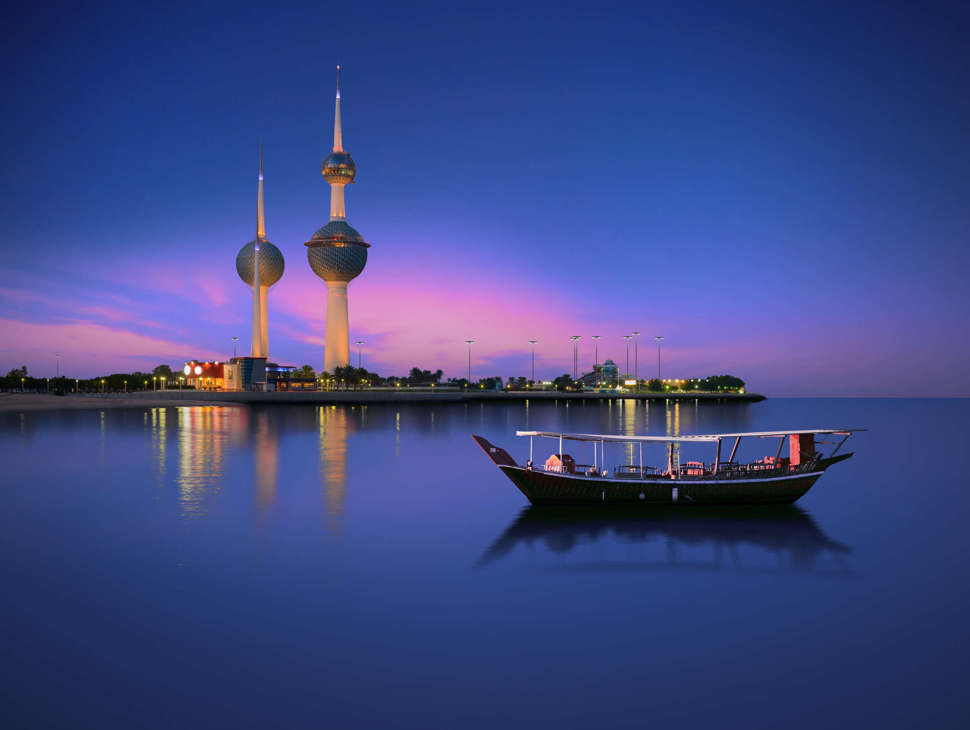 Take to the water for an alternative perspective on Kuwait City