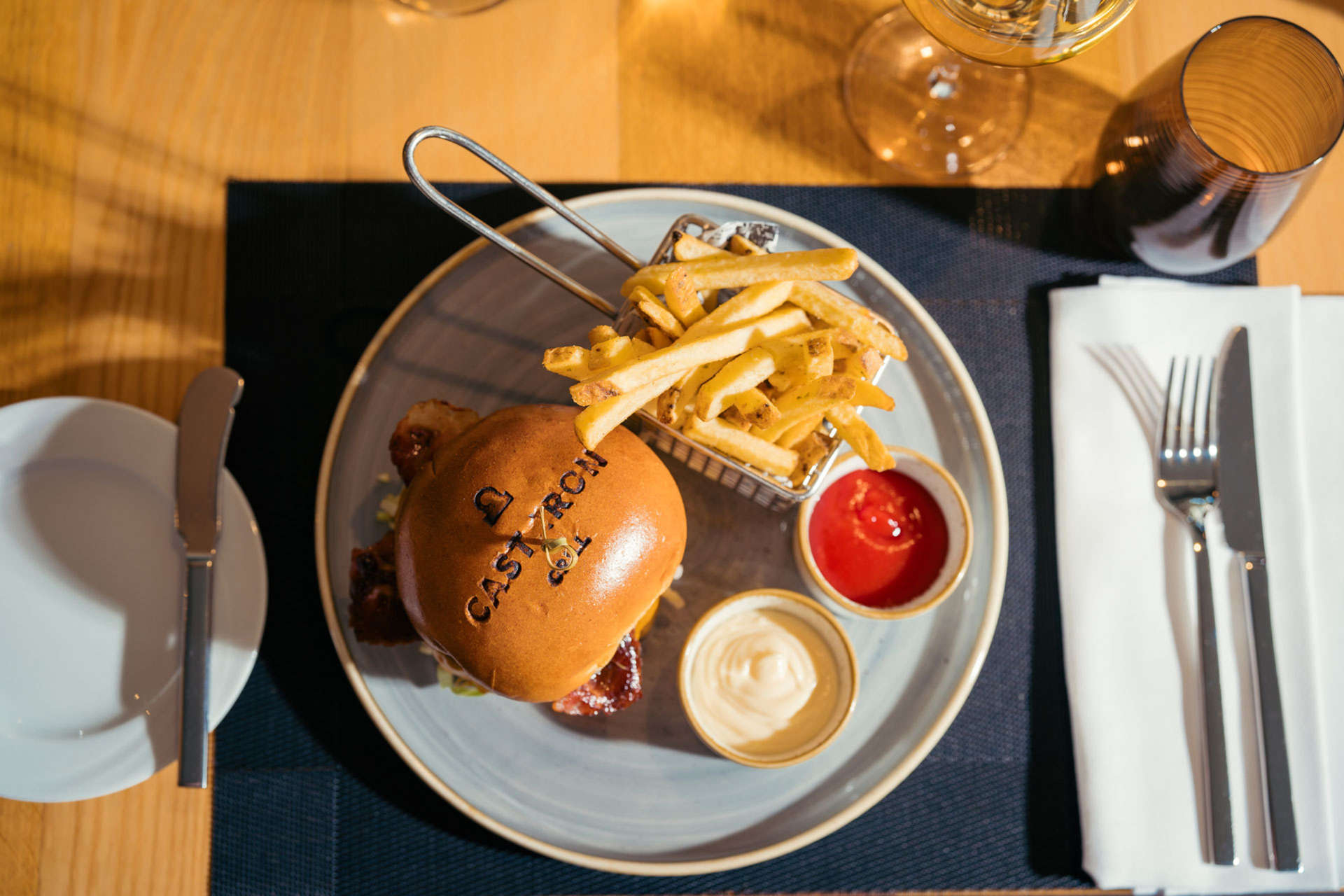 The Cast Iron Burger