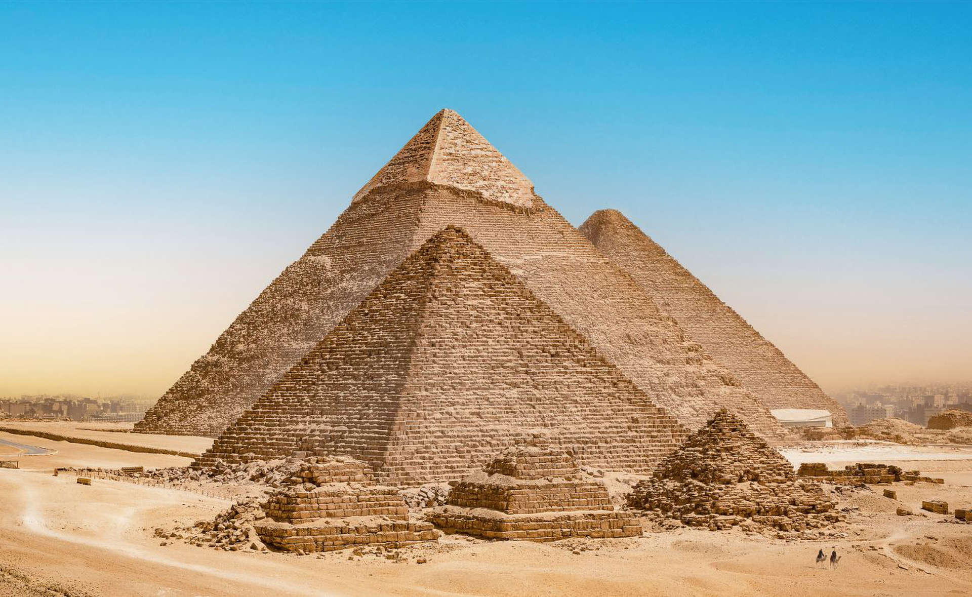 The Great Pyramids of Giza, Egypt 