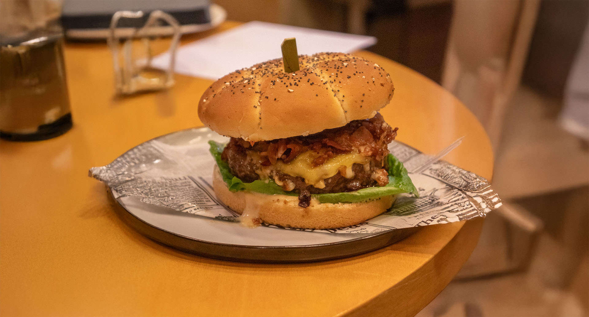 The Maple Crown Burger
