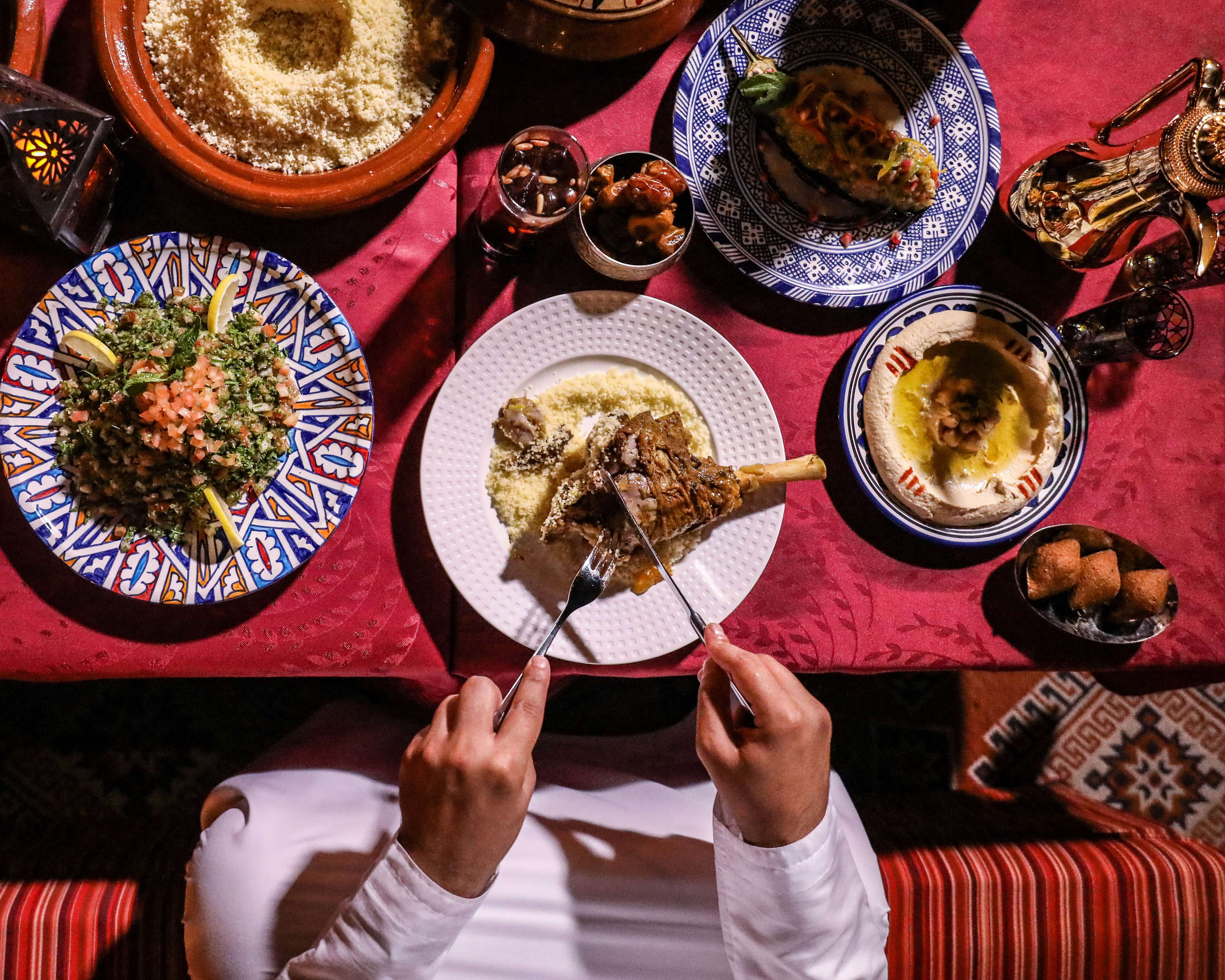 The Moroccan Iftar table