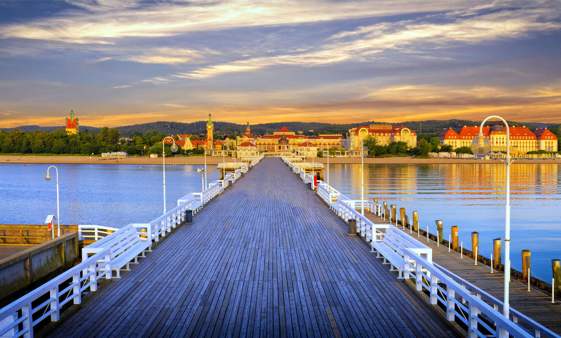 Die Seebrücke in Sopot