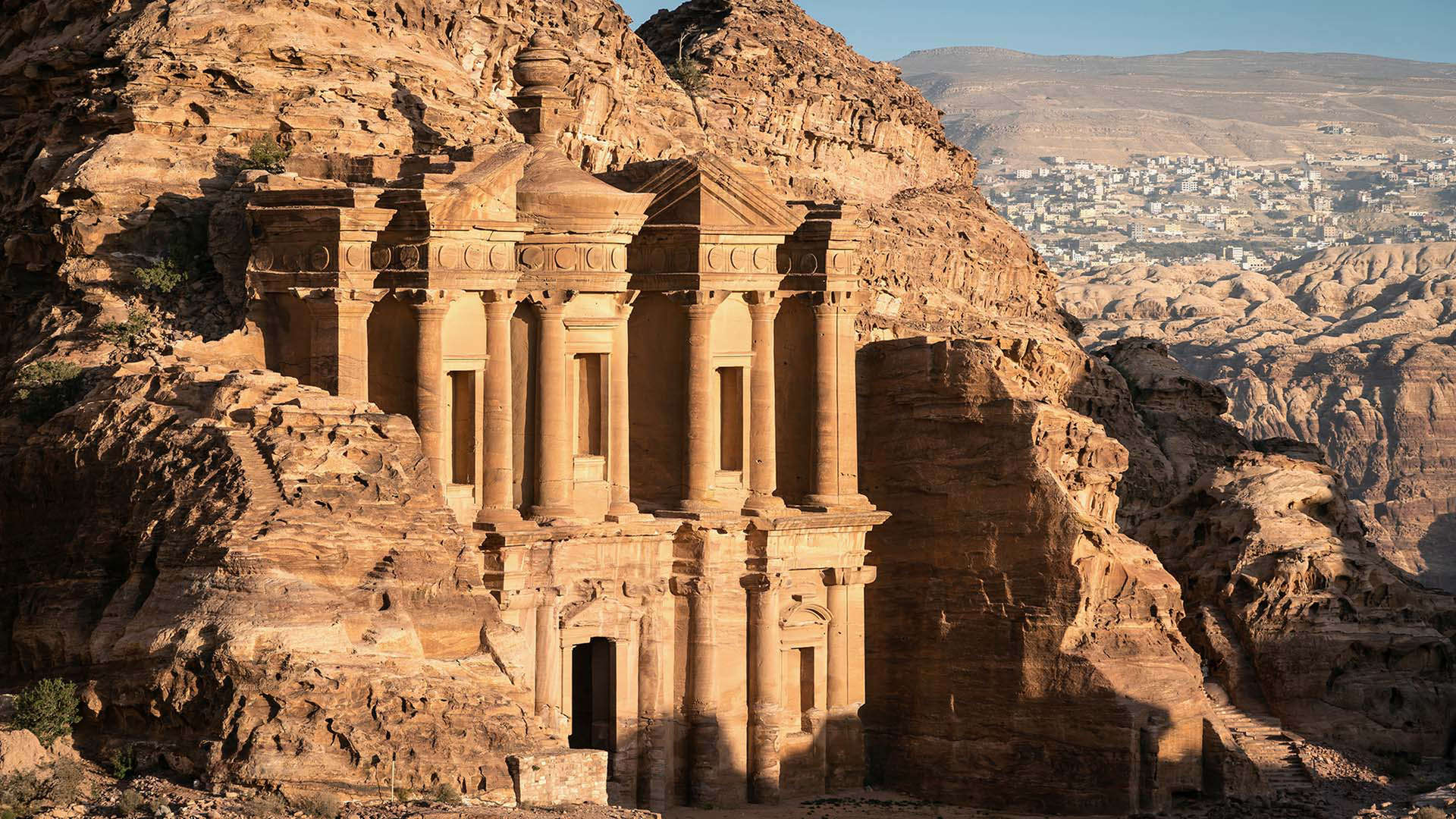 Tumbas en la Ciudad Perdida de Petra, Jordania