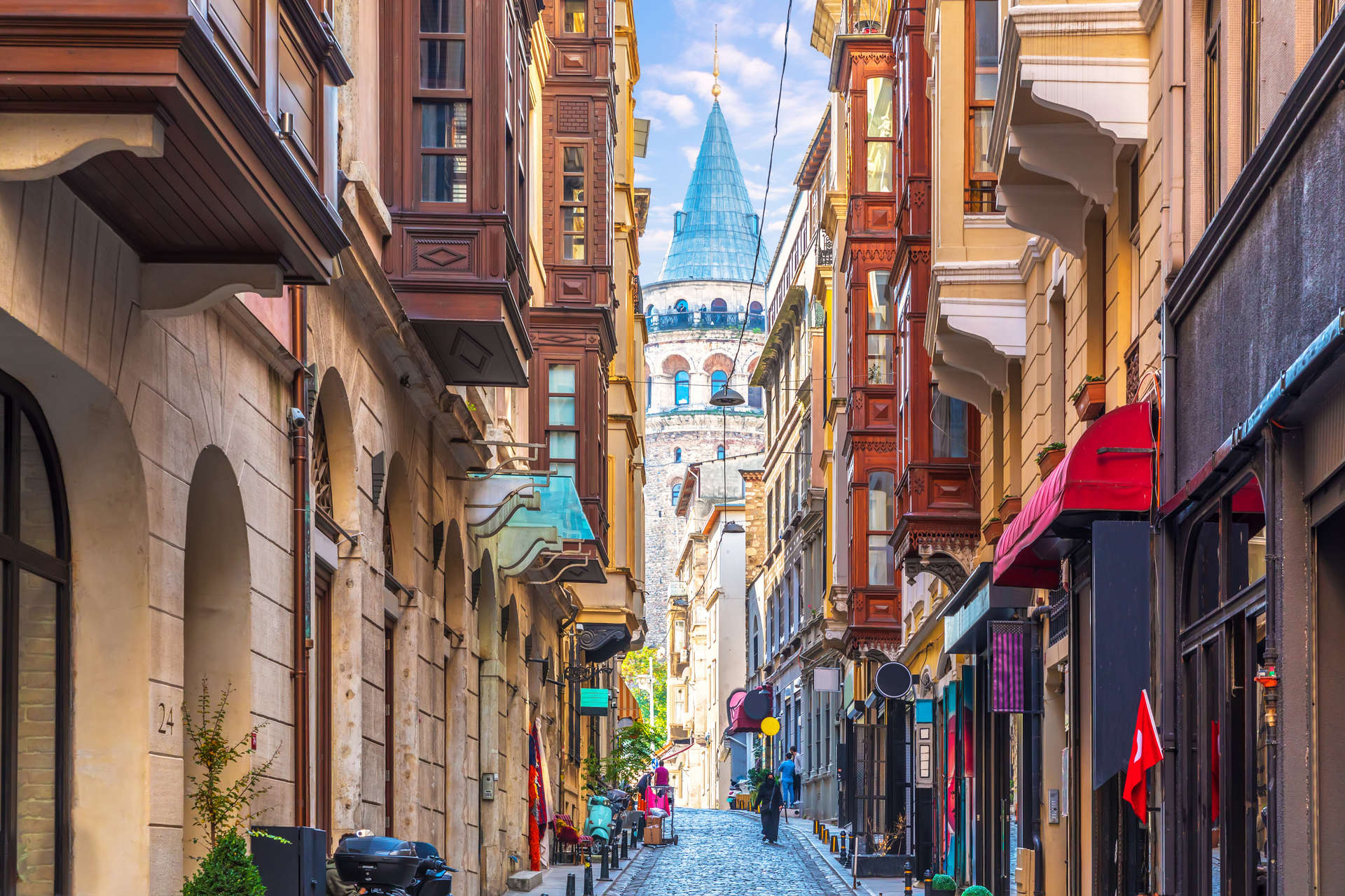 Vue sur Beyoglu et la Tour de Galata, Istanbul
