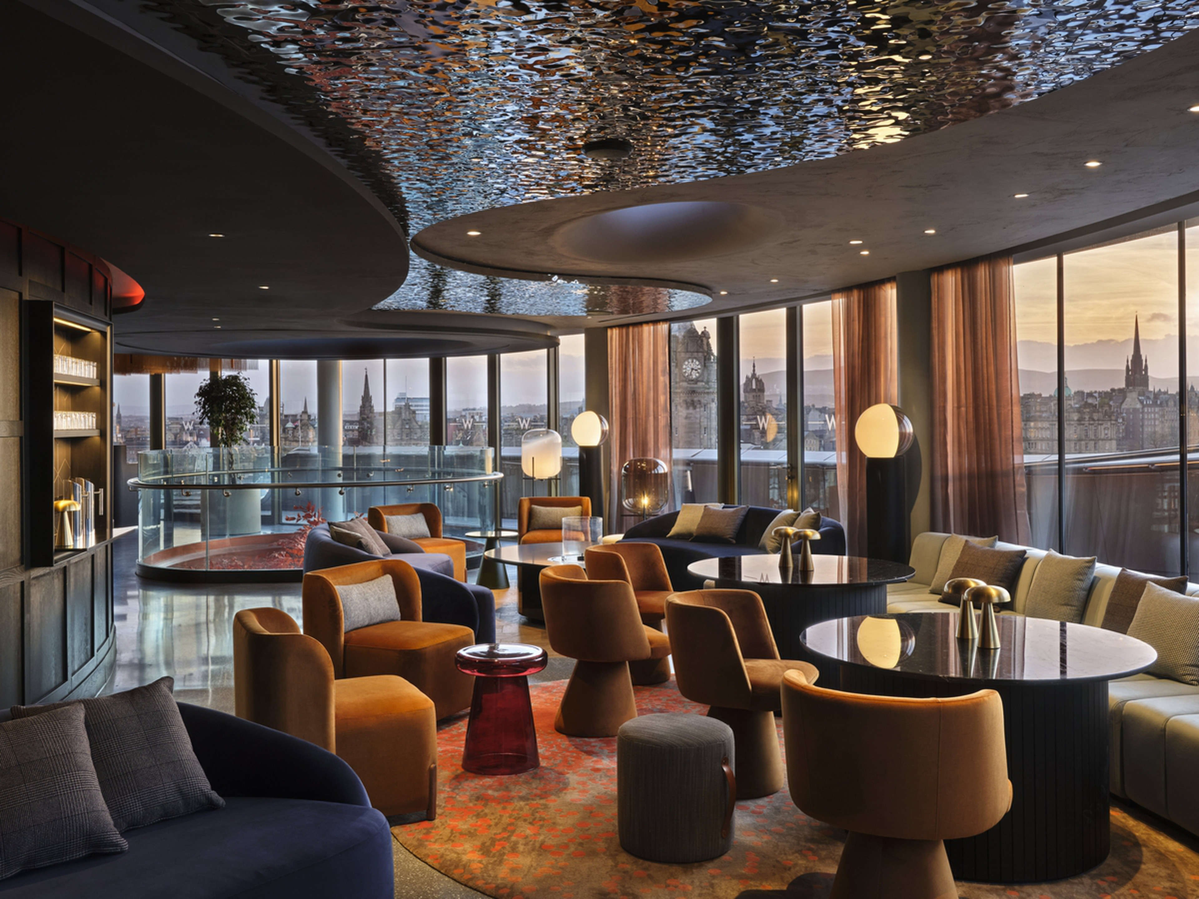 W Edinburgh restaurant with views of the city