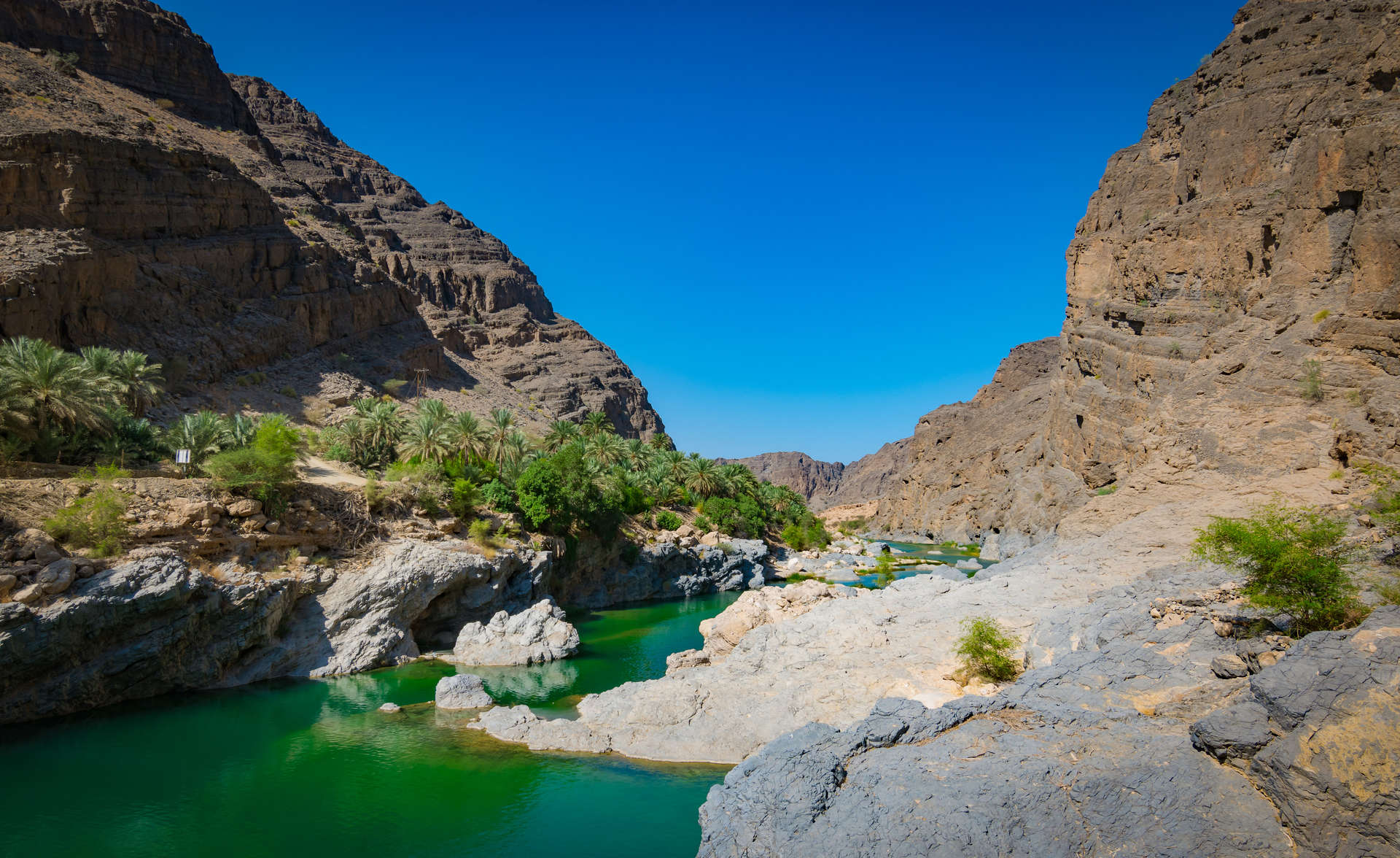 الفترة من ديسمبر إلى فبراير معتدلة ورائعة لاستكشاف أهم المناظر الطبيعية في عمان مثل وادي شاب