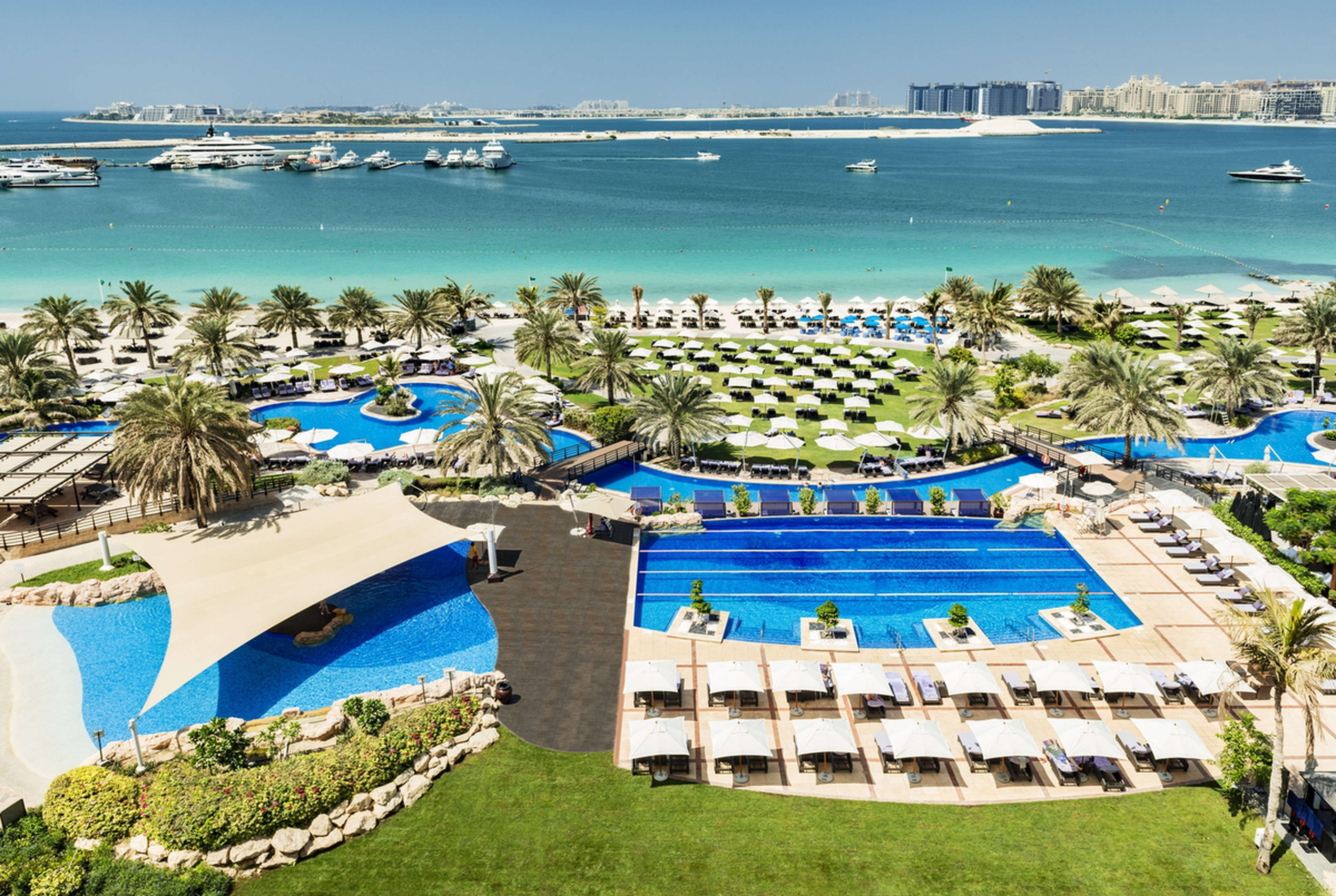 Westin Dubai Mina Seyahi pools