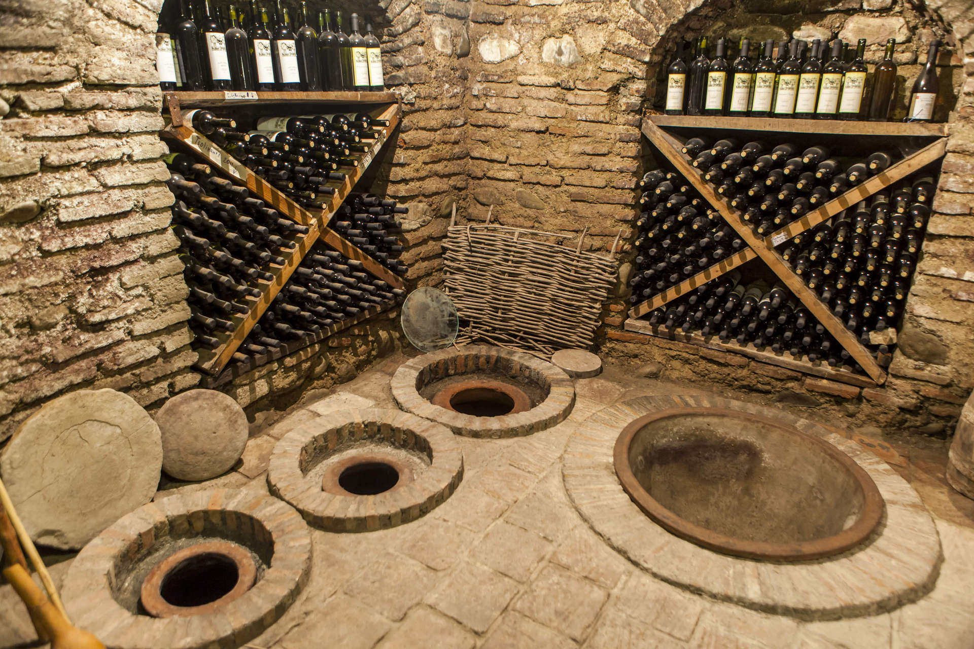Wine cellar at Caucasus 