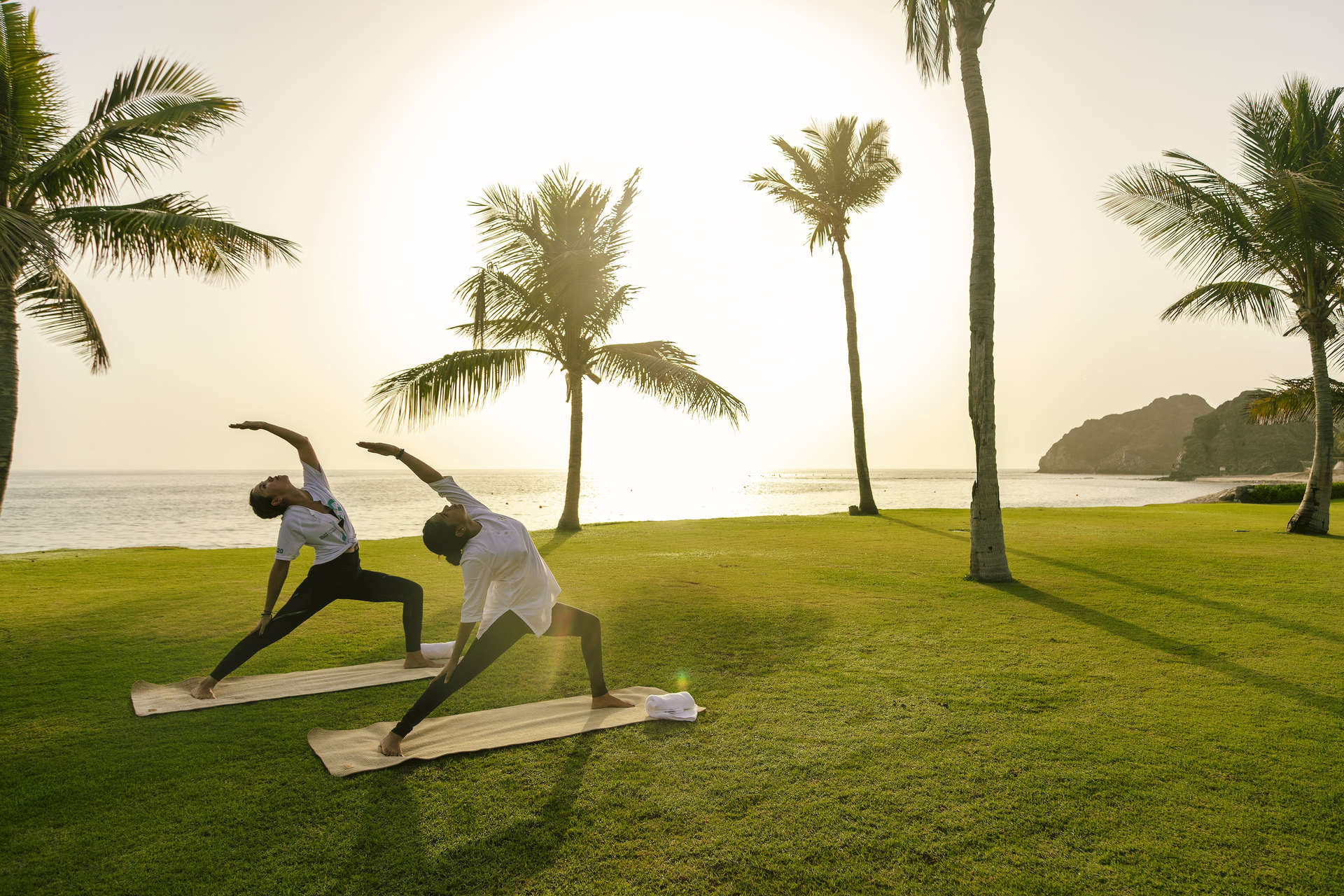 Yoga-Kurs im Oman